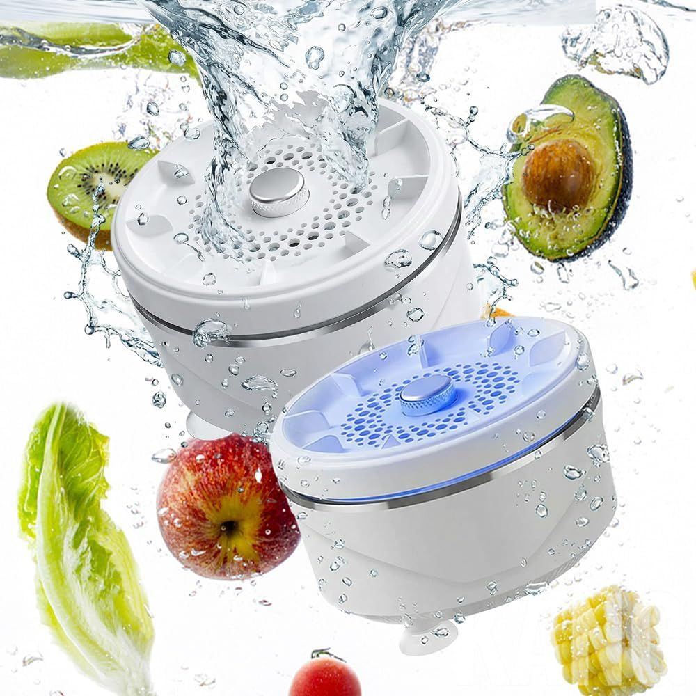 Fruit and Vegetable Washing Machine, 2026 Upgraded Fruit Cleaner Device Waterproof Fruit and Vegetable Purifier Clean Produce with Titanium Electrolysis Purification for Home Kitchen (1) - Image 1