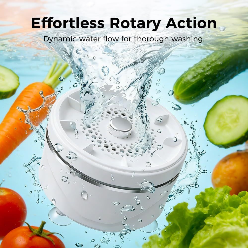 Fruit and Vegetable Washing Machine, 2026 Upgraded Fruit Cleaner Device Waterproof Fruit and Vegetable Purifier Clean Produce with Titanium Electrolysis Purification for Home Kitchen (1) - Image 4