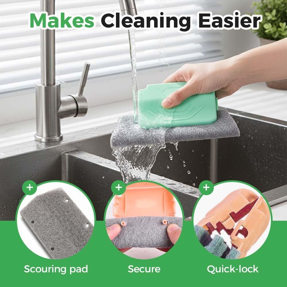 Magic Window Track Cleaner, 2026 Upgraded Handheld Window Track Cleaning Brush Tools Set, Grooves Cleaning Brush Tools Set, Tile Grout Lines, Shutter Slats, Car AC Vents and Narrow Gaps (9) - Image 4