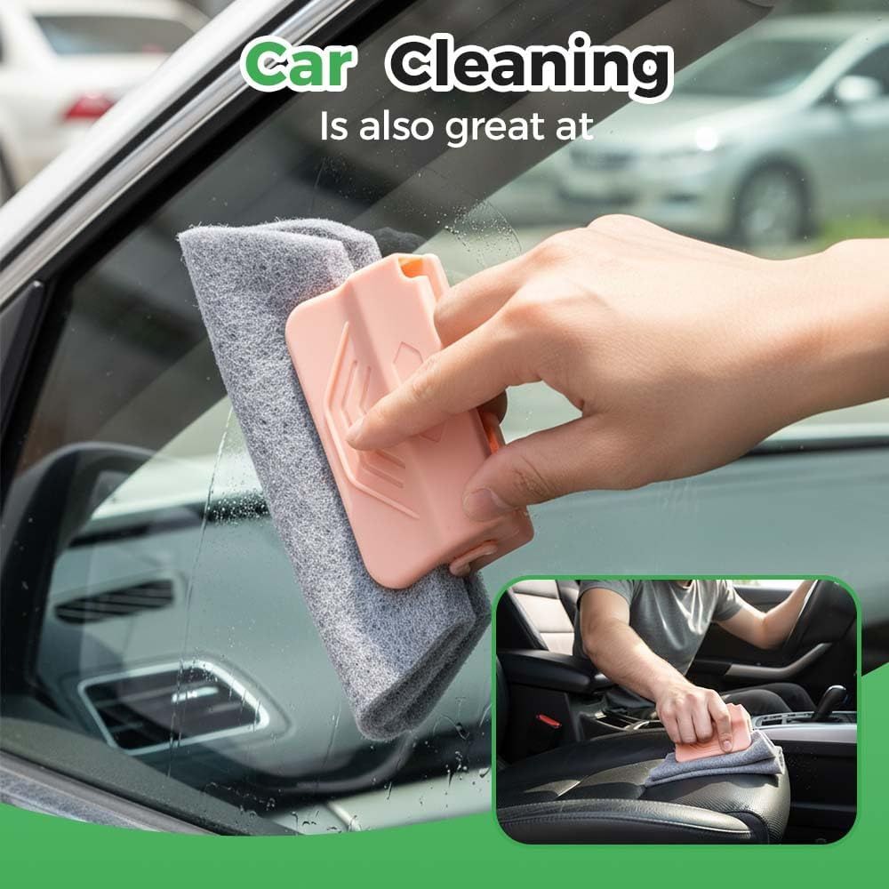Magic Window Track Cleaner, 2026 Upgraded Handheld Window Track Cleaning Brush Tools Set, Grooves Cleaning Brush Tools Set, Tile Grout Lines, Shutter Slats, Car AC Vents and Narrow Gaps (9) - Image 6