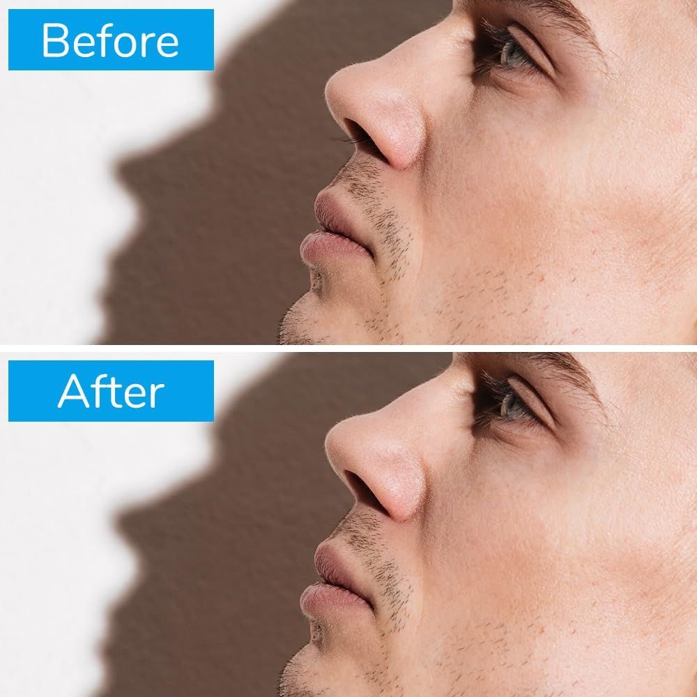 2-in-1 Nose Hair Trimmer for Men & Women, Manual 360° Rotating Multifunctional Nasal Hair Cutter & Ear Pick, Travel Essentials (Blue) - Image 6