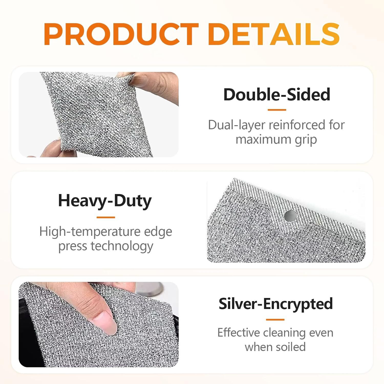 Multipurpose Wire Dishwashing Rag, Non-Scratch Wire Dishcloth for Wet & Dry Use - Reusable Metal Scrubbing Pad for Dishes & Sinks, All-Purpose Kitchen Sponge Cloth (2025 New) (3) - Image 5
