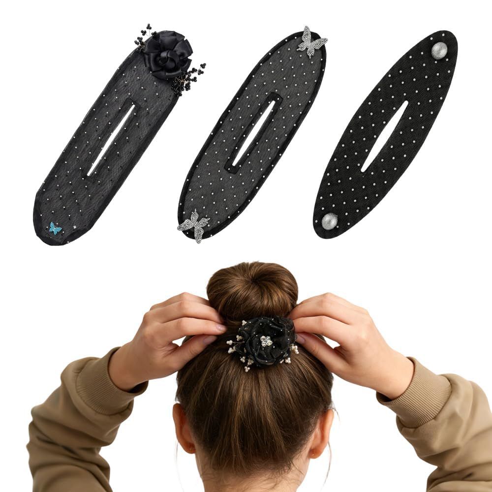 Bun Maker, 2026 New Lazy Hair Rollers, French Hairstyle Twister, Hair Accessories for Women Thick Long Hair (5) - Image 1