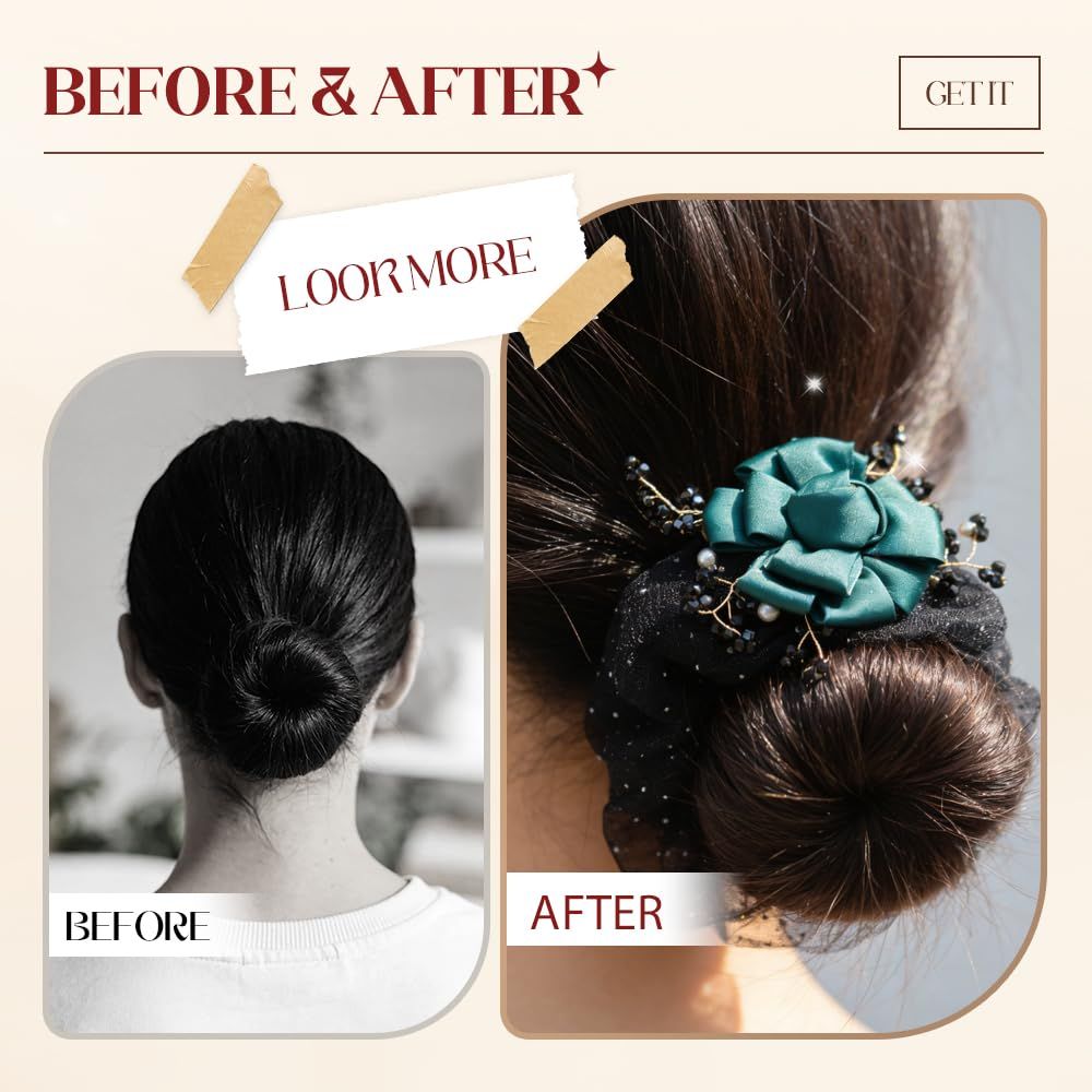 Bun Maker, 2026 New Lazy Hair Rollers, French Hairstyle Twister, Hair Accessories for Women Thick Long Hair (5) - Image 4