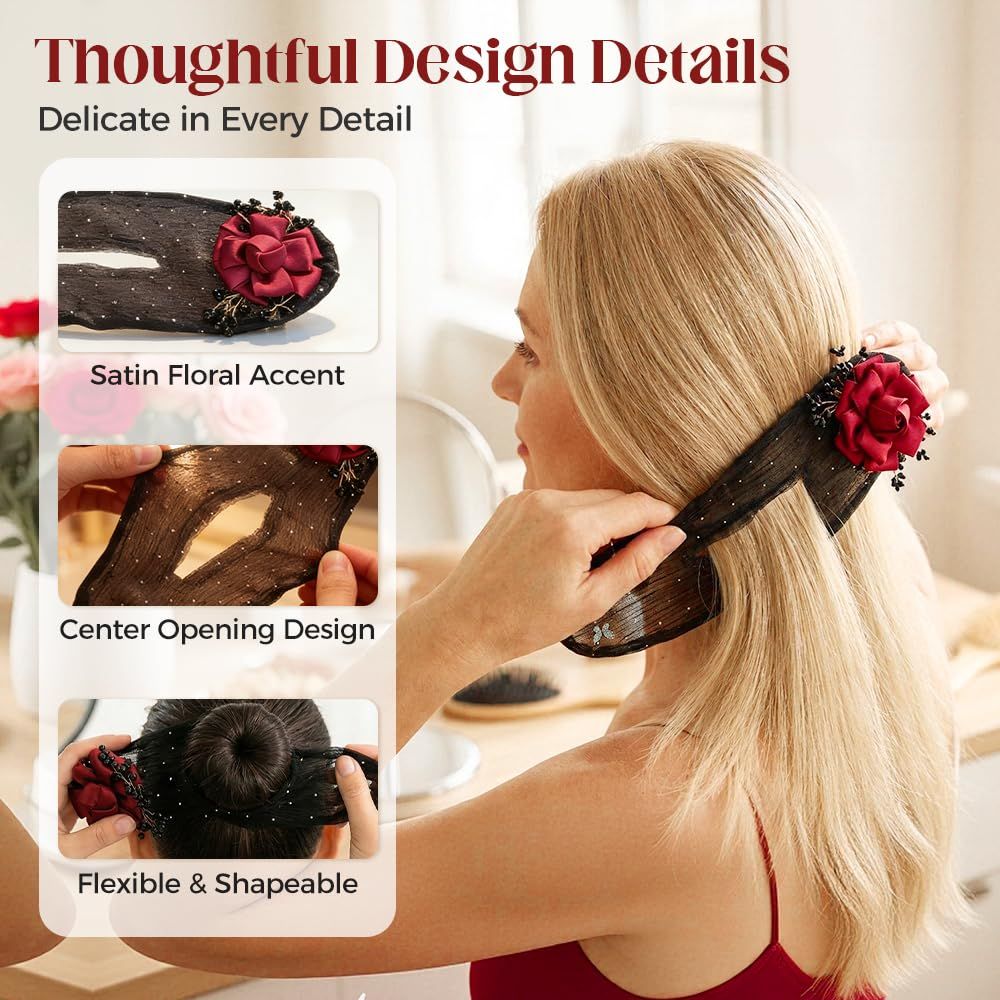 Bun Maker, 2026 New Lazy Hair Rollers, French Hairstyle Twister, Hair Accessories for Women Thick Long Hair (5) - Image 6