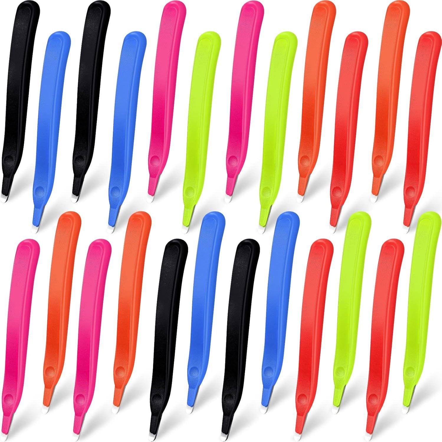 24 Pcs Magnetic Staple Remover Bulk Staple Remover Puller Removing Pen Operation Christmas Tool Gifts Rubberized Office School Gift(Candy Color) - Image 7