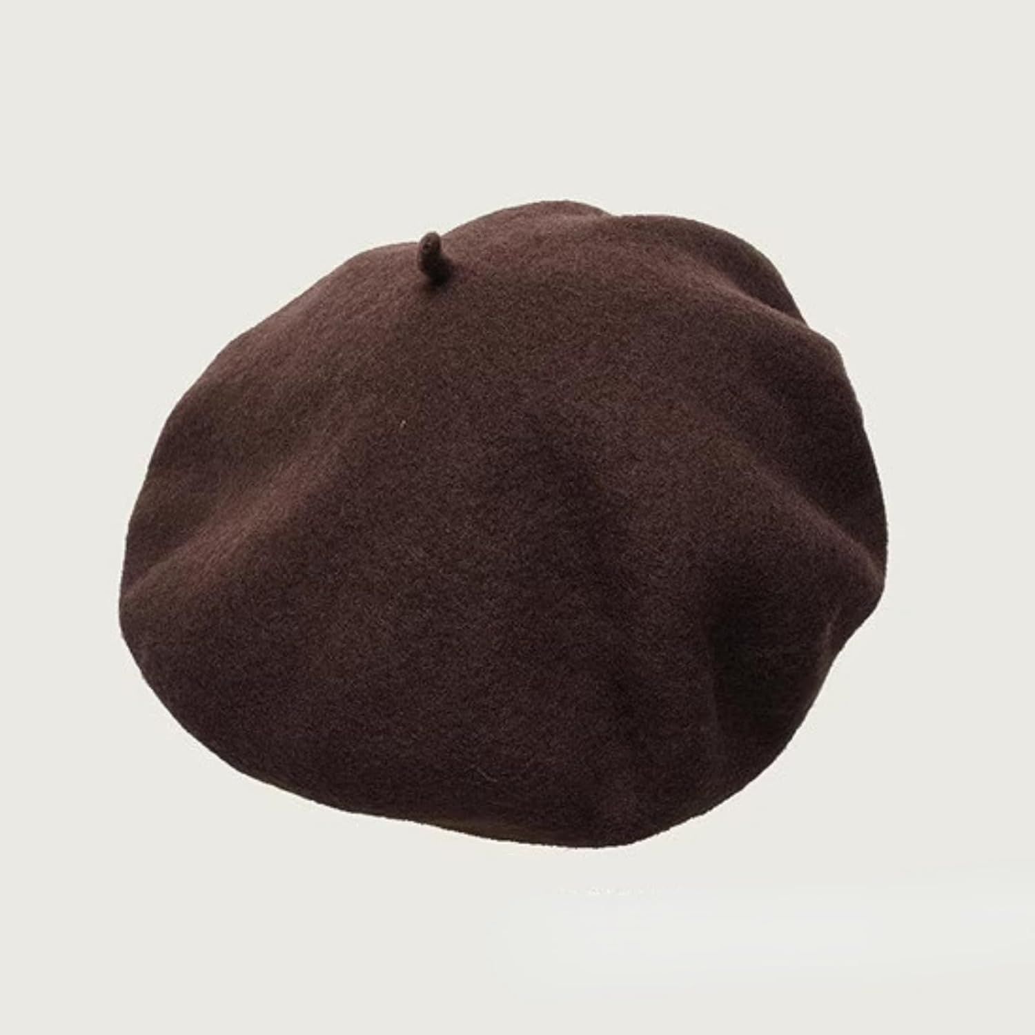 Women's Wool Blend Felt Beret Hat with Retro Button Detail, Fall Winter Fashion Artistic Cap Korean Style - Image 6