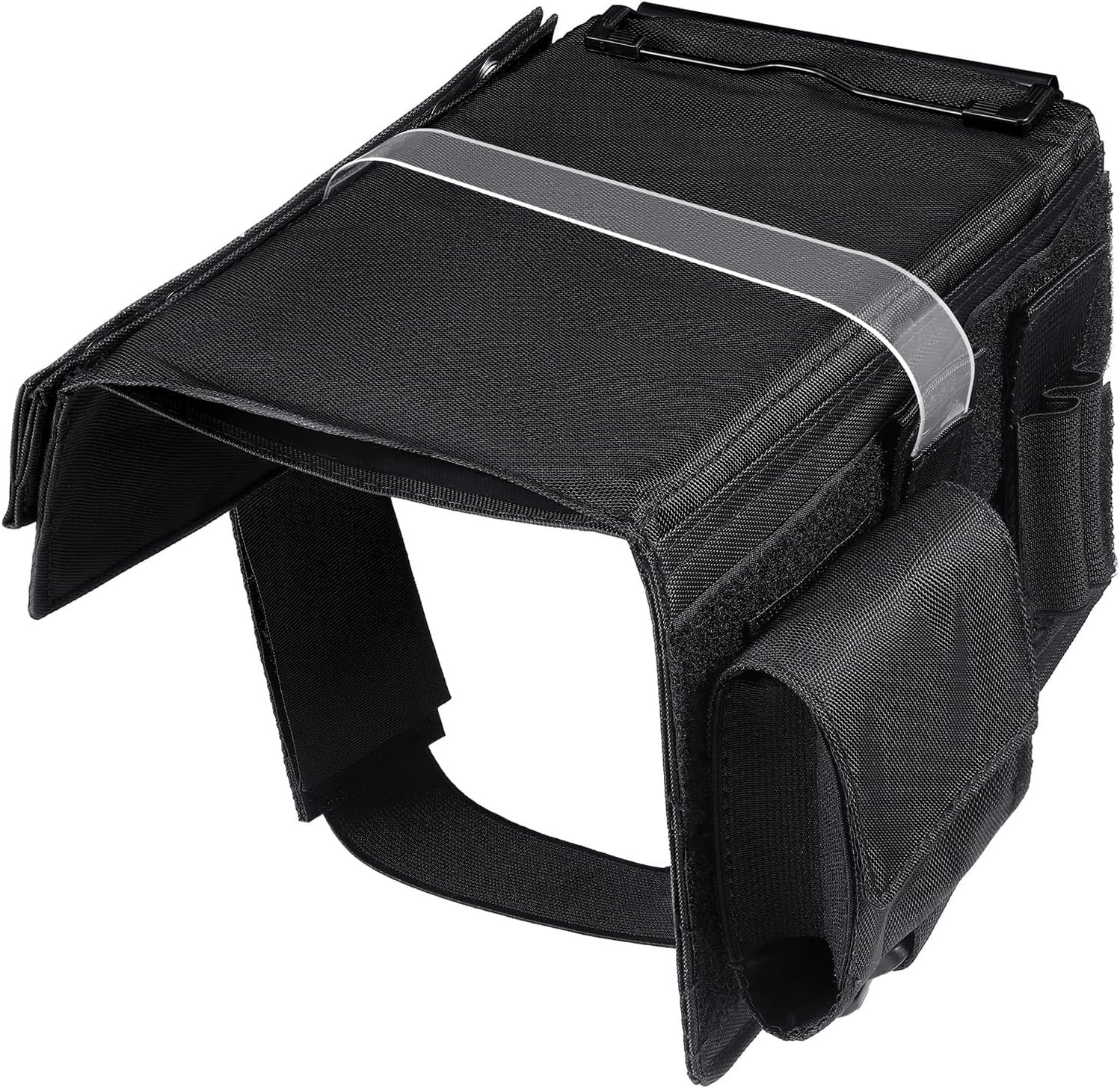 Reversible Kneeboard Pilot Black Classic Clipboard & Pen Holder Kneeboard Aviation for Professional Pilots, General Aviation - Image 1