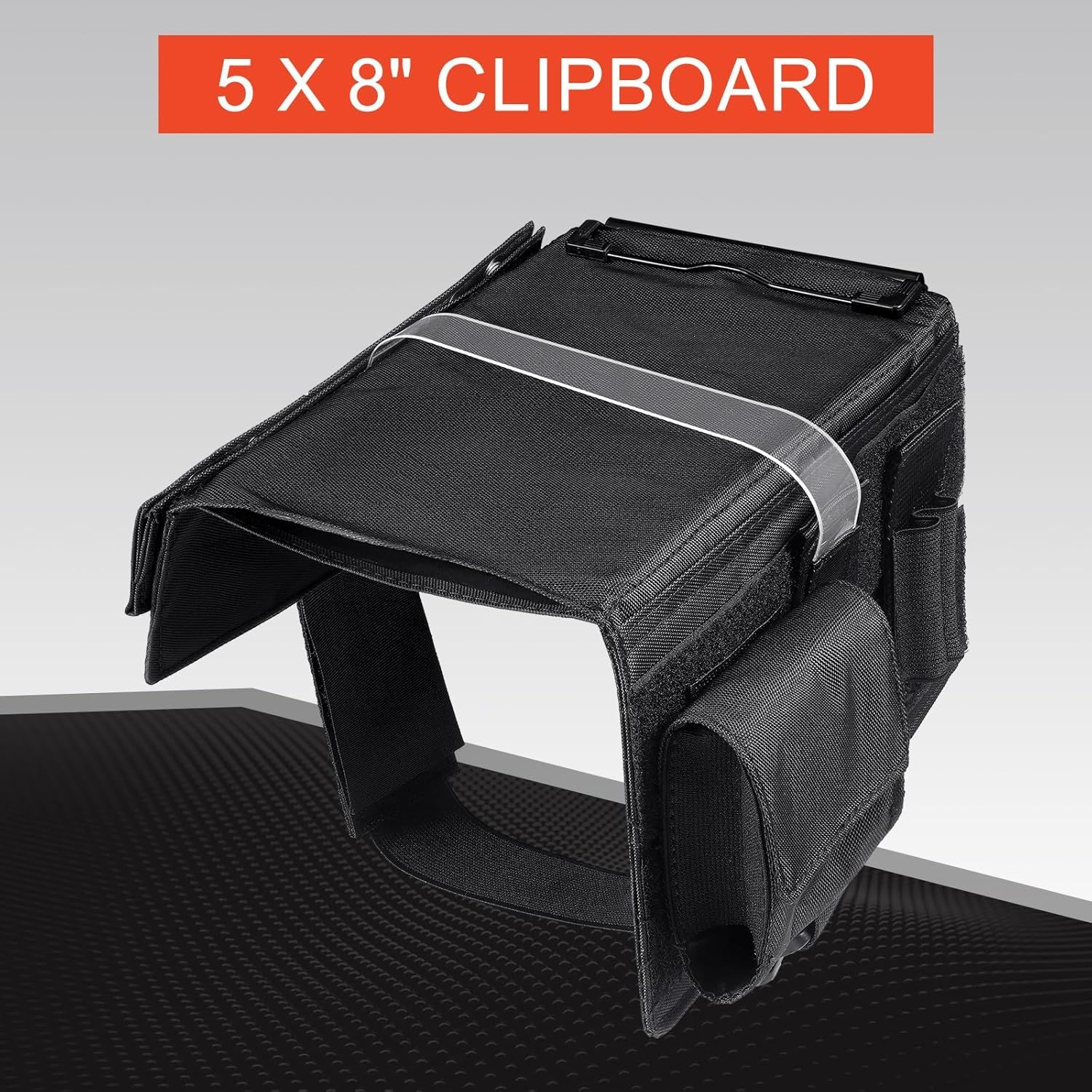 Reversible Kneeboard Pilot Black Classic Clipboard & Pen Holder Kneeboard Aviation for Professional Pilots, General Aviation - Image 2