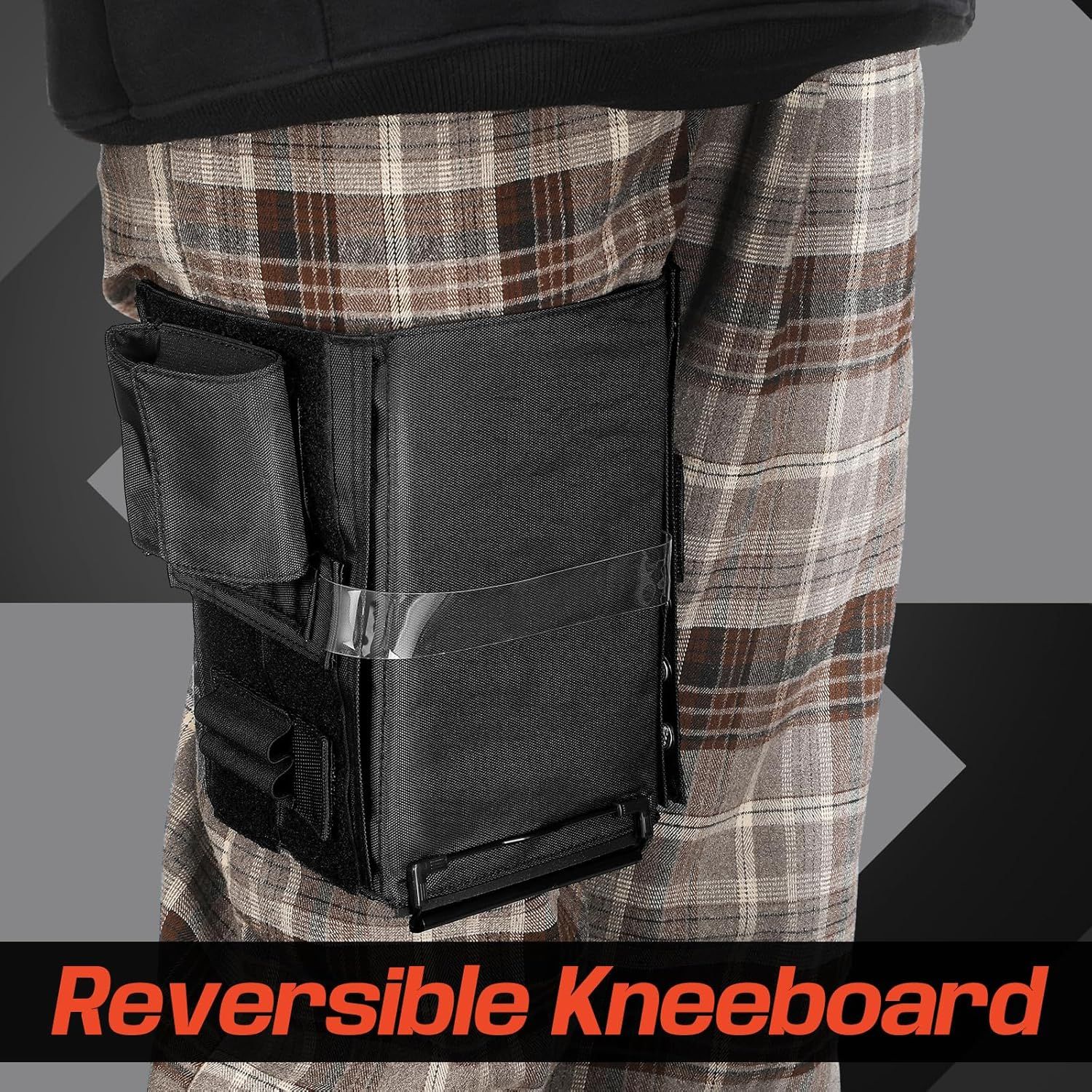 Reversible Kneeboard Pilot Black Classic Clipboard & Pen Holder Kneeboard Aviation for Professional Pilots, General Aviation - Image 4