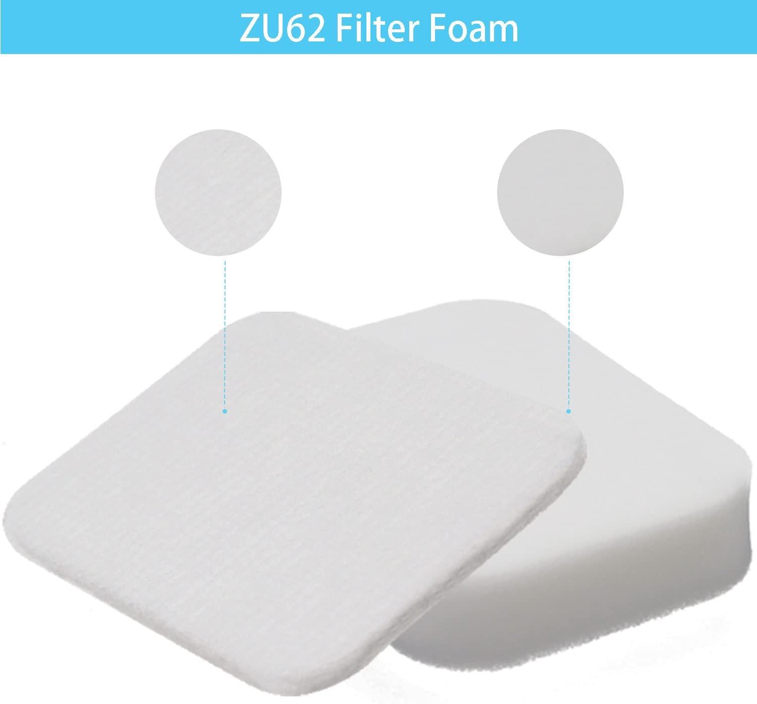 for Shark ZU62 ZU60 Navigator Zero-M Self-Cleaning Brushroll Pet Pro Upright Vacuum Replacement Filter Compare ZU62C NV150 NV151 NV251 NV255 Part 1238FT60 1239FT60,2 Filter 6 Foam 6 Felt Kit - Image 6