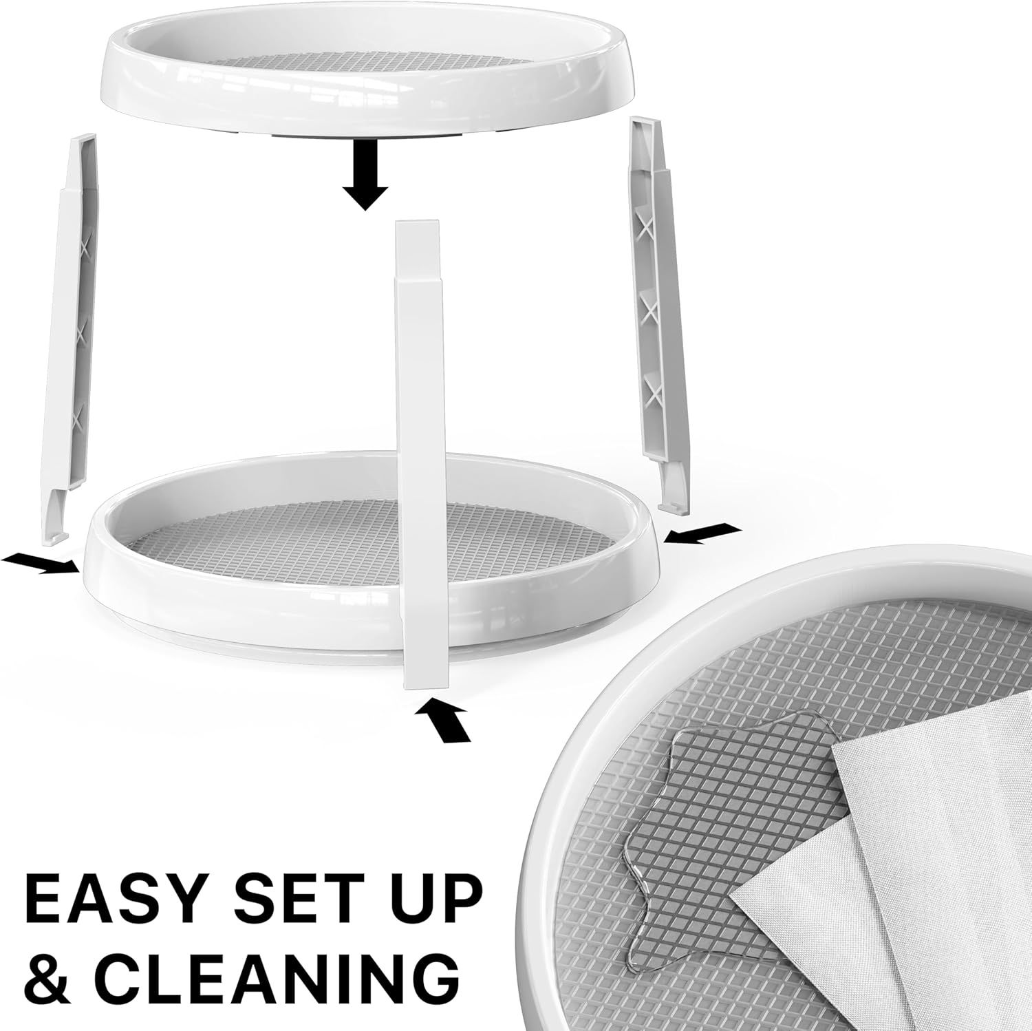 2-Tier Lazy Susan Spice Organizer, 10