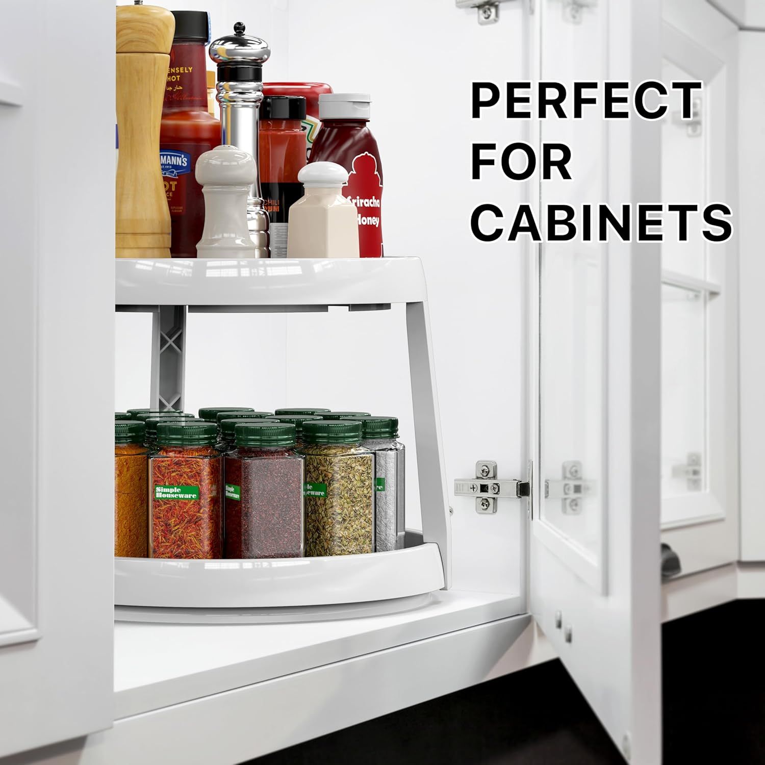 2-Tier Lazy Susan Spice Organizer, 10