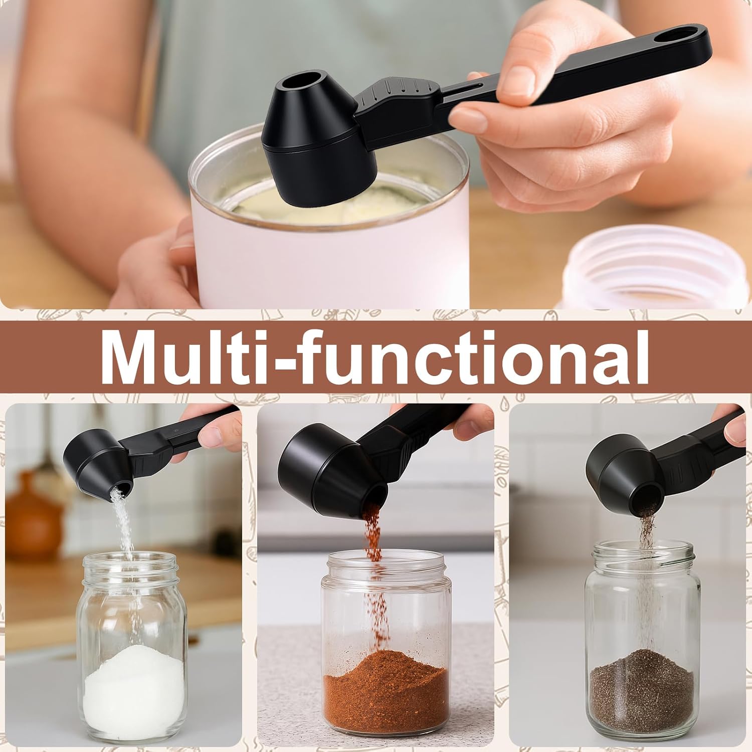 Coffee Scoop & Funnel for Reusable K Cup Refillable Coffee Pods, 2 Tablespoon Slide Coffee Measuring Funnel Scooper,1PCS - Image 7
