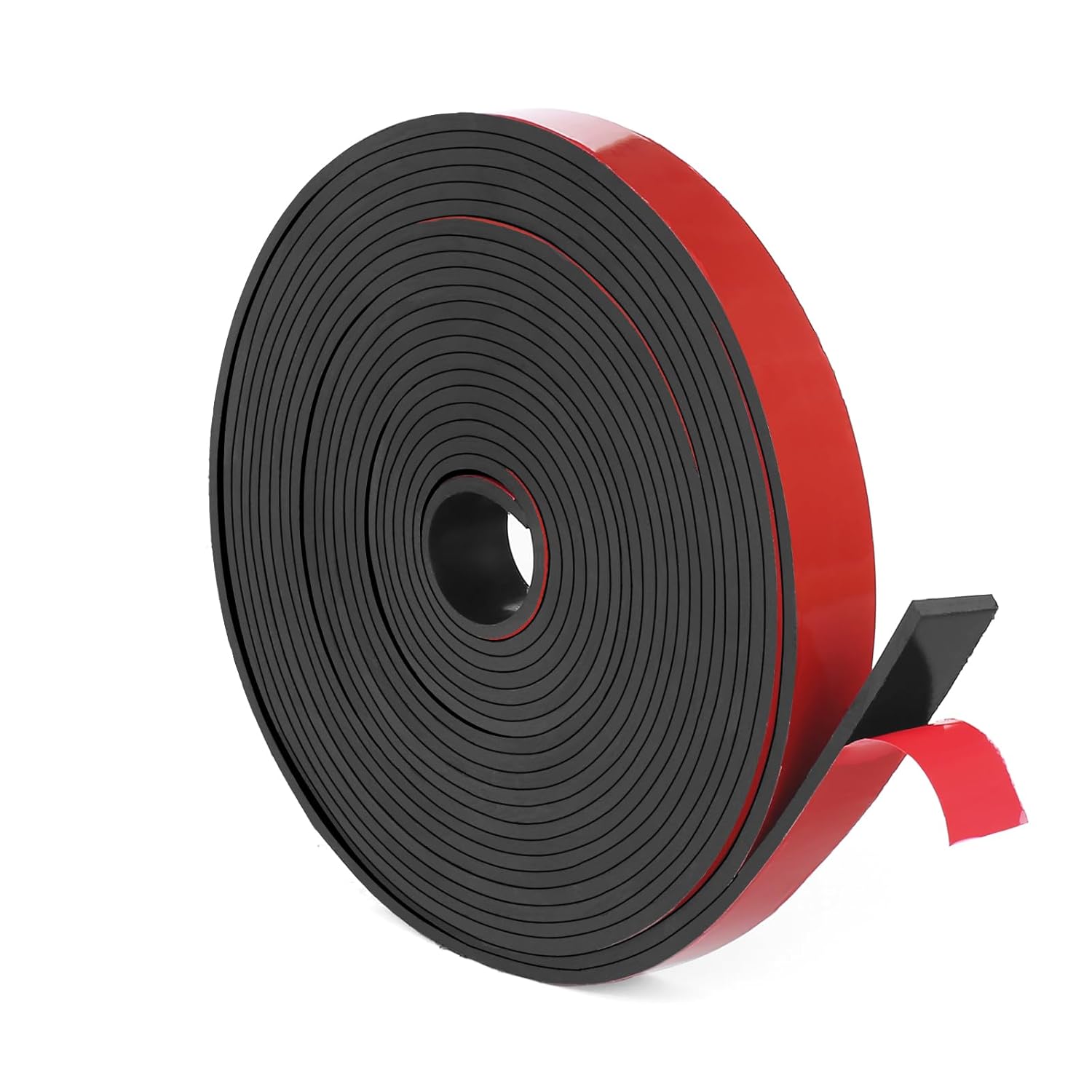 Adhesive Solid Rubber Strips, 1/2