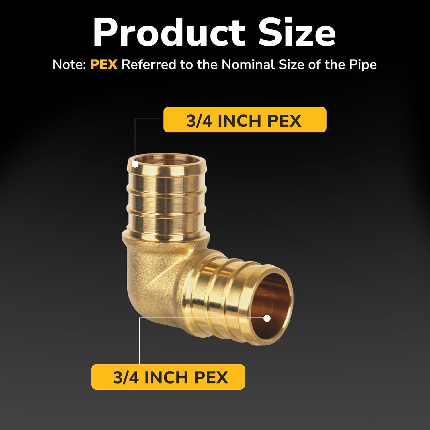 Pex Fittings, 3/4