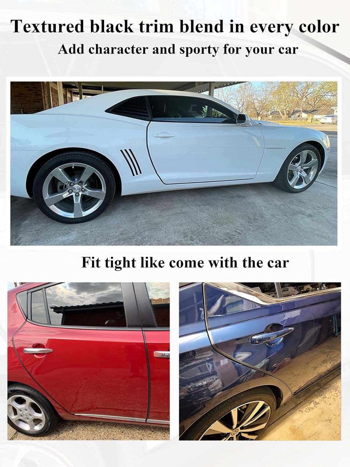 32Ft(10M) Door Edge Guard Black Car Guards Protector for Cars Rubber Auto Trim U Shape Build in Metal Sheet No Need Adhesive Easy to Cut Most - Image 7