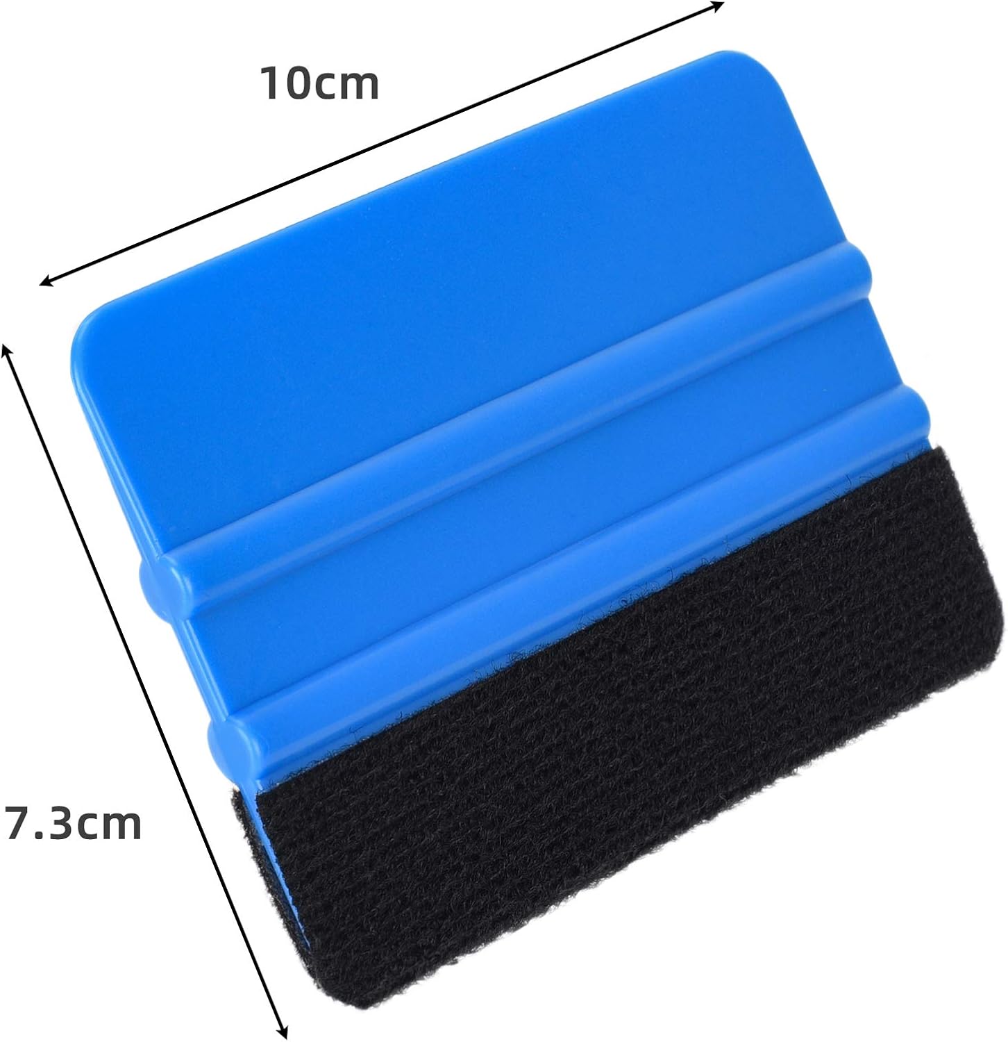 Durable Black Felt Edge Vinyl Squeegee Tool 4-Inch, Car Vinyl Film Wrapping Decal Window Tint Work, Professional Scratch Free Squeegee (Pack of 3) - Image 2