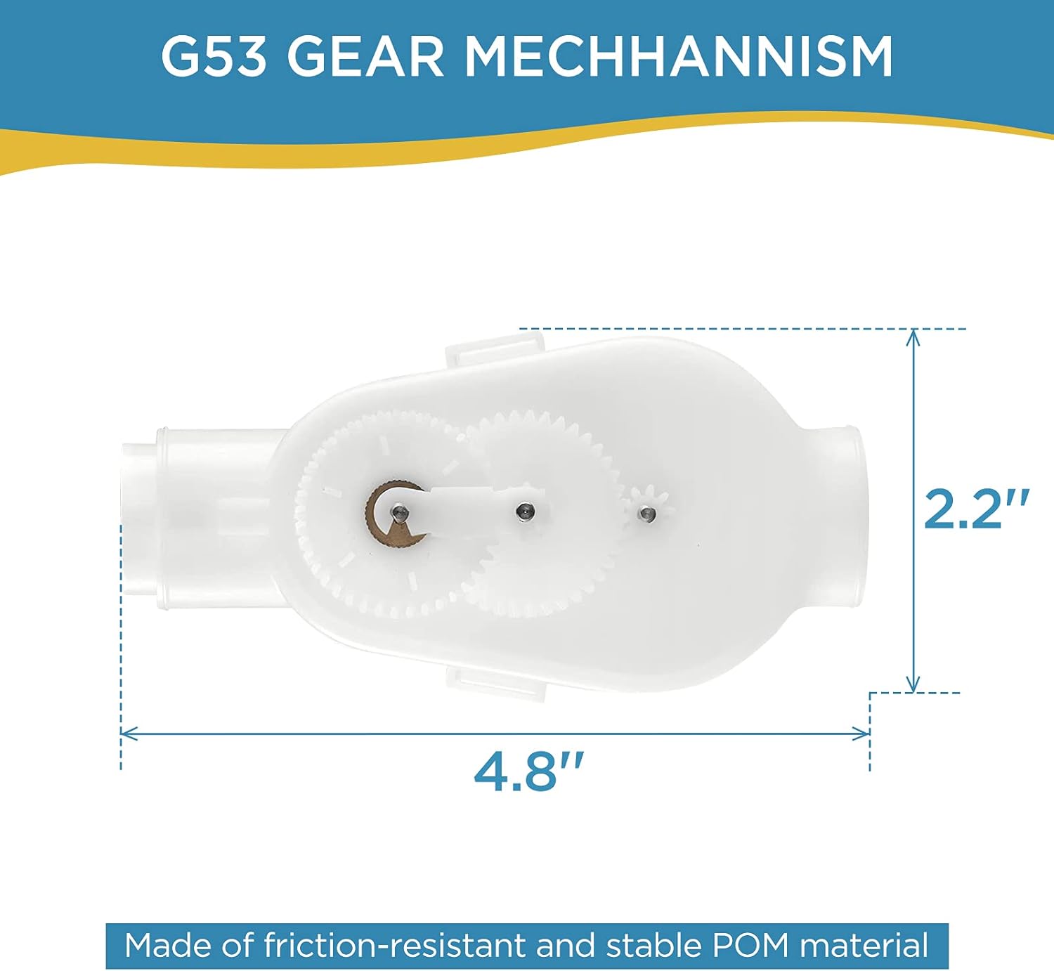 Upgraded G52 Backup Valve Replacement for Polaris Pool Cleaner Parts, Compatible with Polaris 180,280,380,480,3900 Pool Cleaner, The Valve Body has Been Reinforced，Longer Life Than Zodiac G52 - Image 4