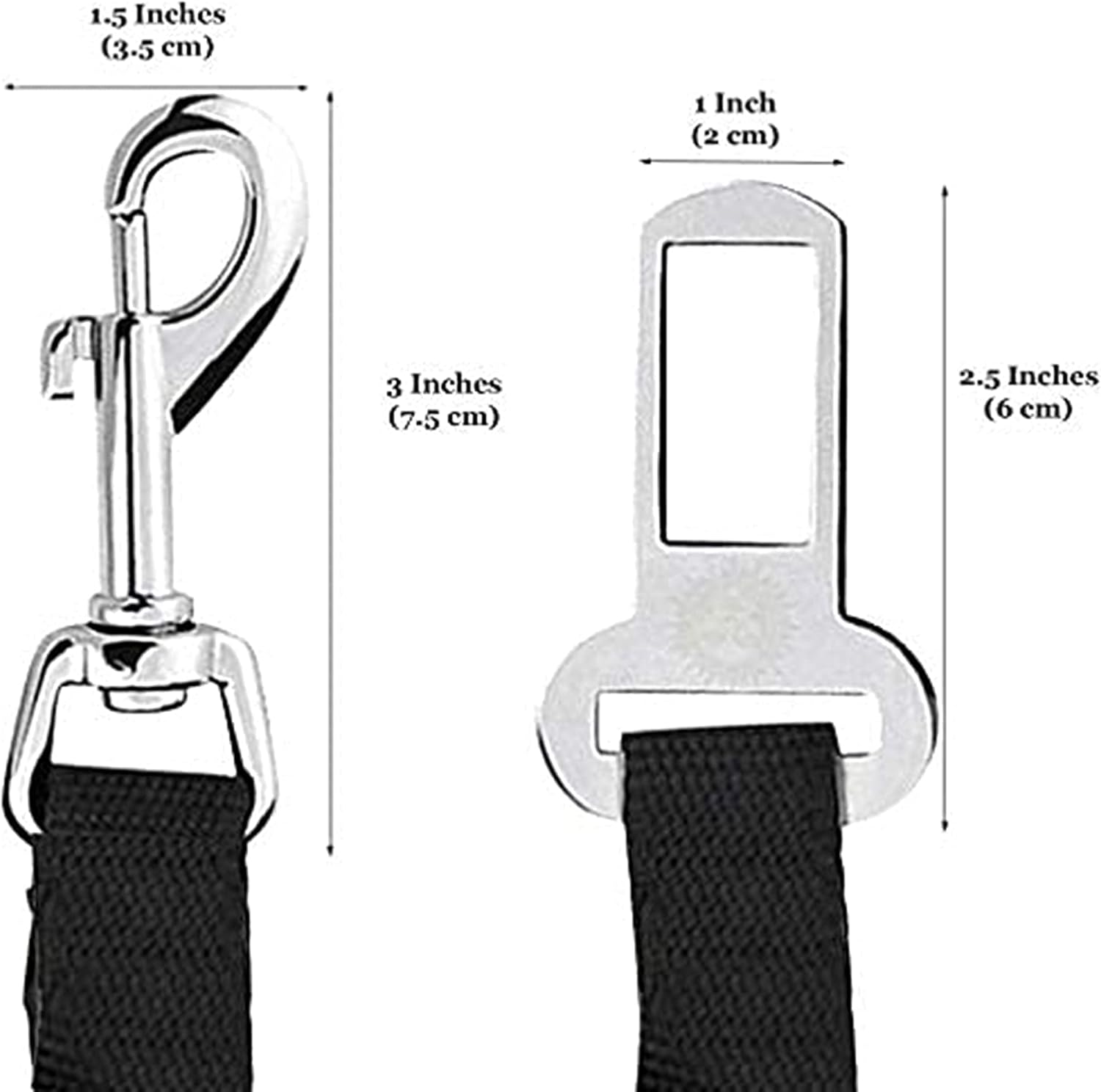 Dog Seat Belt for Car, Adjustable Nylon Pet Seatbelt, Supports All Cars, Dog Car Leash Seat Belt, Seatbelt for Dogs, Cats & Ferrets Travel Harness - Image 7