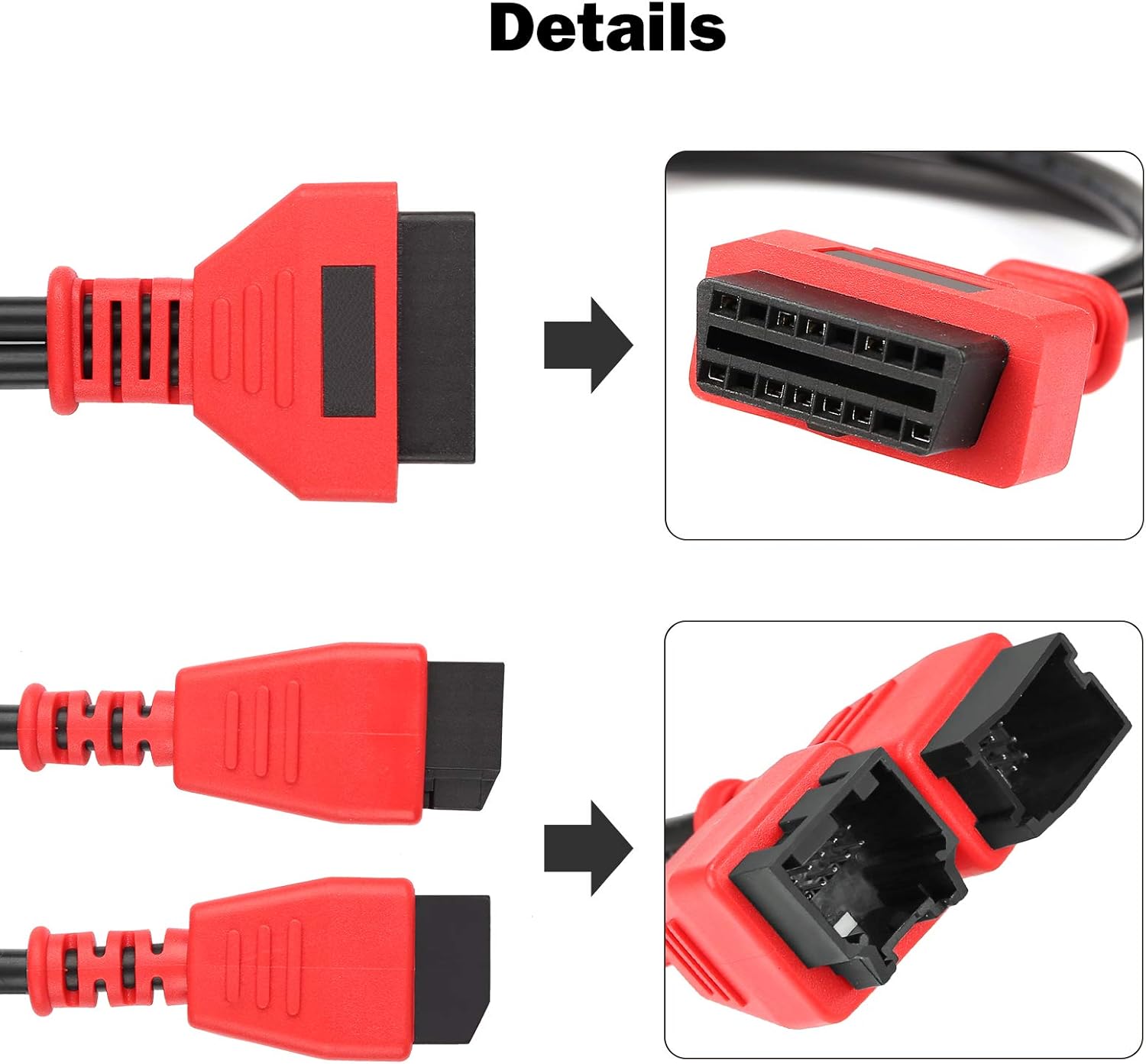 Cable Adaptor for Chrysler 12+8 Programming Cable Connector for Autel DS808 Maxisys Main Test Cable for Autel DS808 Maxisys MS905 MS906 MS906BT MS906S MS908 MS908S Pro - Image 4