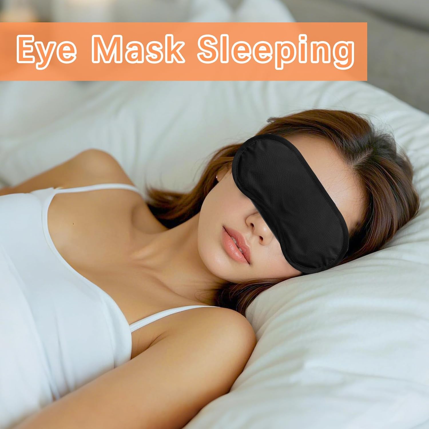 40 Pcs Eye Mask Sleep Masks Bulk Blindfolds for Team Building Party Games with Nose Pad and Adjustable Strap for Women Men 4 Layers Black Blindfold Sleeping Mask - Image 7