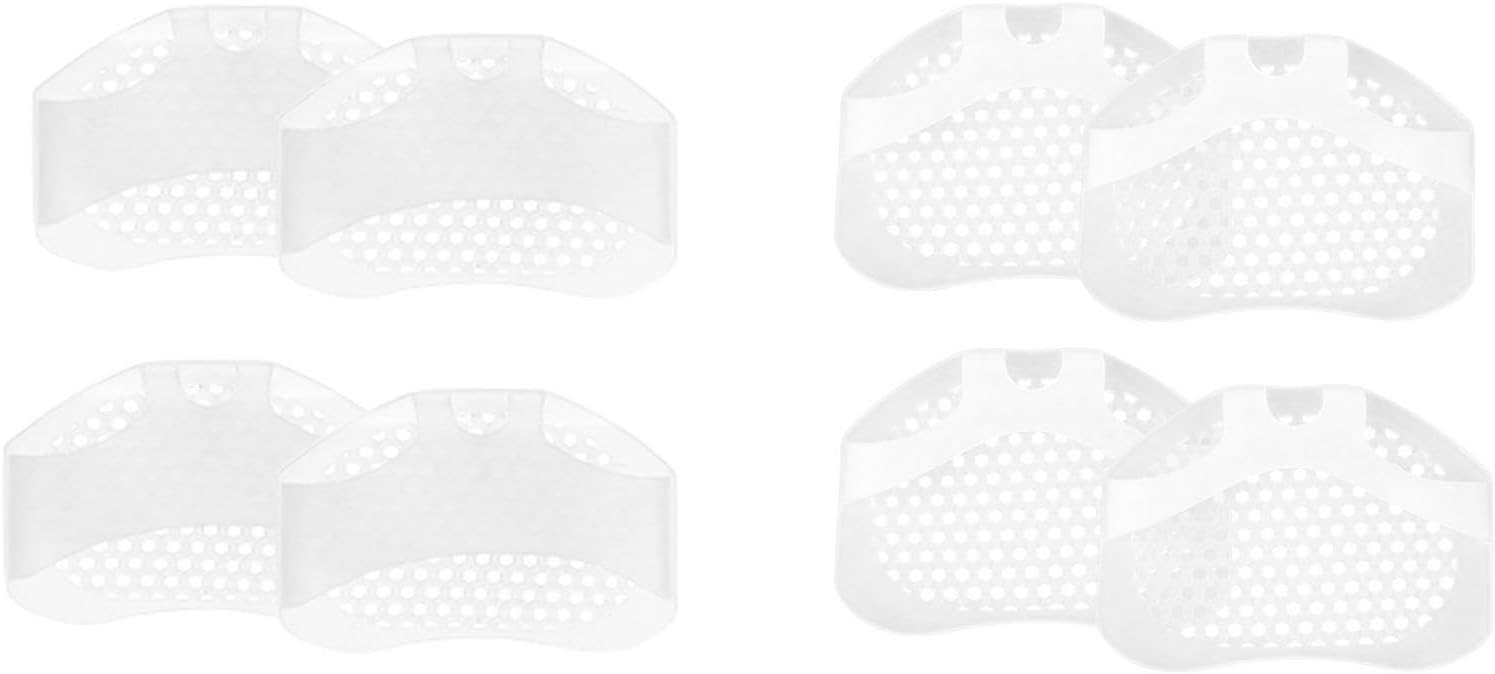 Toe Pads, Ball of Toe Cushions Mixed 8 Pack Metatarsal Pads Ball of Foot Pads Callus Foot Pain Relief Bunion Forefoot Cushioning Relief Women(Thin Strap 4 Pack +Wide Strap 4 Pack) - Image 1