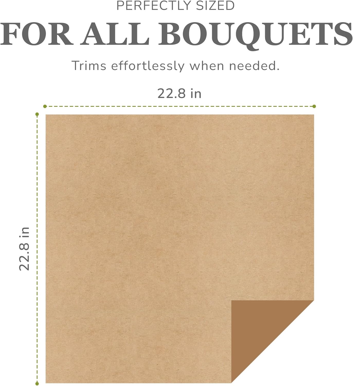 20 Sheets Premium Flower Wrapping Paper | Waterproof Flower Wrapping Paper for Bouquets | Double Sided Floral Bouquet Sheets | DIY Gifts Colorblend Kraft Look - Image 3