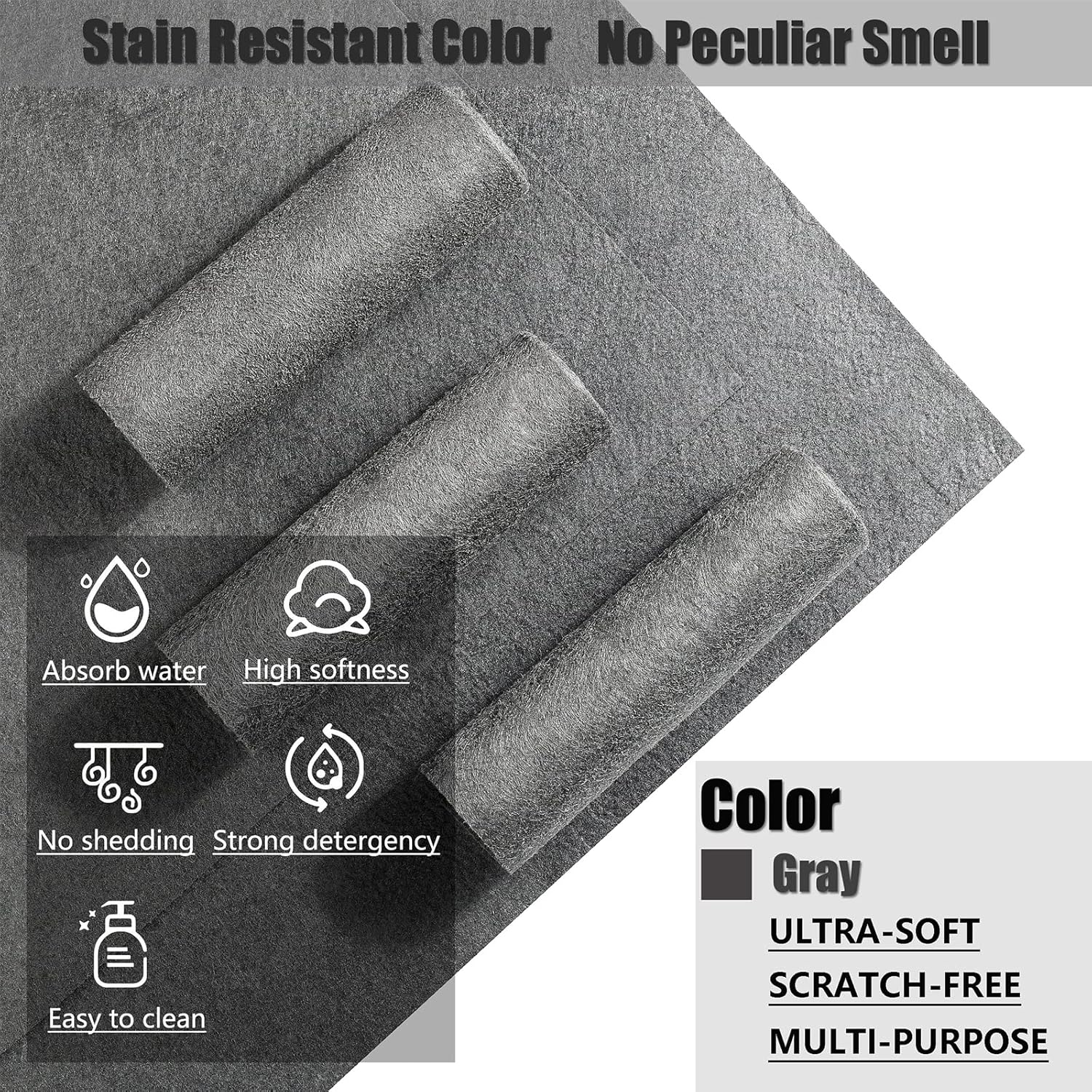 Thickened Magic Cleaning Cloth,Reusable Microfiber Cleaning Cloth.Lint Free Cloth for Home,Window,Mirror Glass and Cars.(12