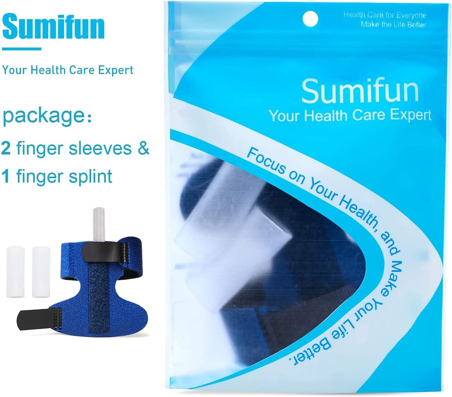 Finger Brace, Trigger Finger Splint for Index Middle Ring Pinky Finger Arthritis Pain, Tendon Injury, Broken Mallet Finger Stabilizer Supports for Dislocated Knuckle Immobilizer Wrap for - Image 8