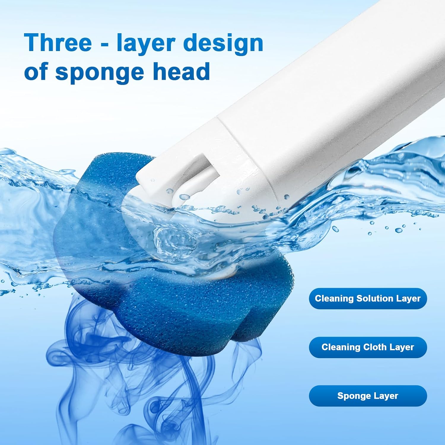 Disposable Toilet Brush with 48 Refills,Toilet Cleaning Supplies,Toilet Wand Brush Starter Kit,Wall Mounted Toilet Bowl Cleaner Brush with Holder for Bathroom Deep Cleaning & Hygiene (White) - Image 7