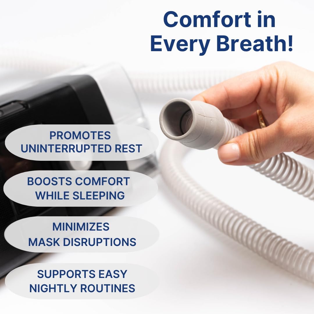 CPAP Hose Universal Tubing (6 ft) – Compatible with CPAP, BiPAP, and BiLevel Machines – Minimizes Mask Leaks, Reduces Discomfort – Durable, Flexible, and Designed for Restful Sleep - Image 3