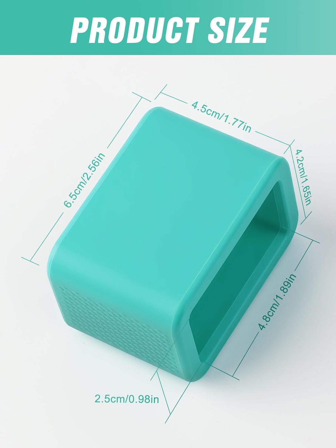 2 PCS Seat Belt Buckle Holder, Silicone Seatbelt Buckle Booster to Makes Receptacle Stand Upright for Easy Access (Mint Green) - Image 6