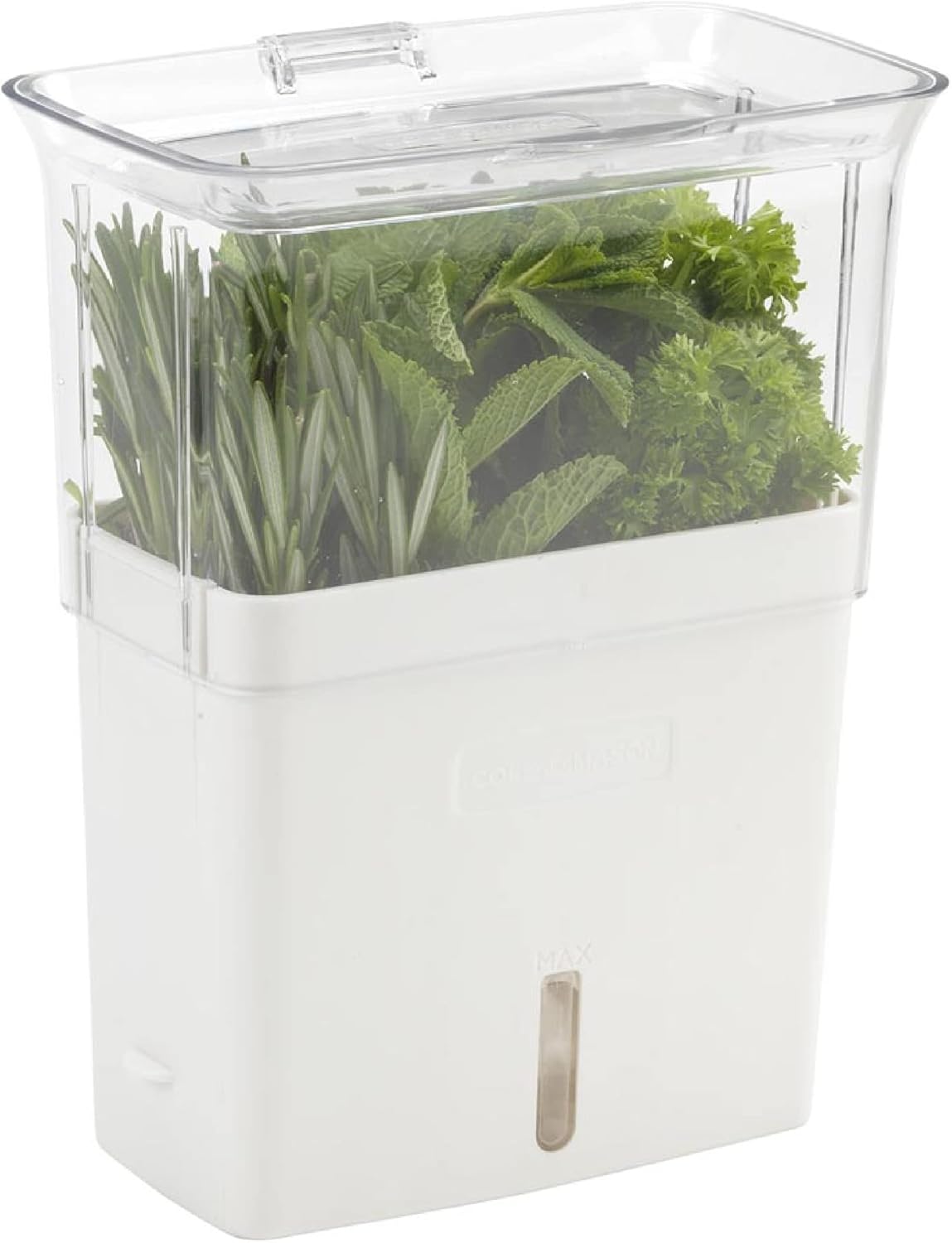 Fresh Herb Keeper - Acrylic Storage Container for Refrigerator - Storage for Herbs & Vegetables for Fridge - Fresh Herb Keeper - Image 1
