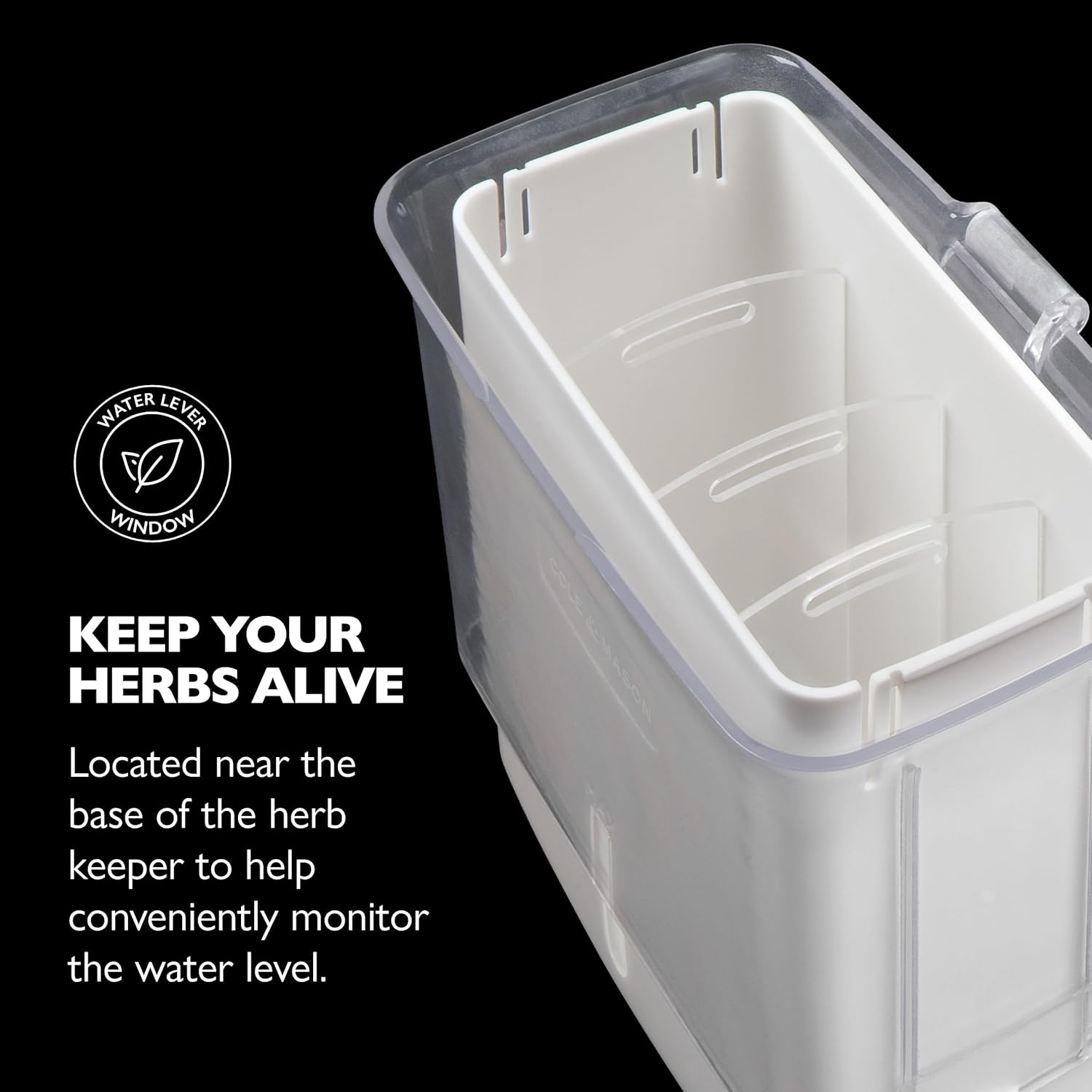 Fresh Herb Keeper - Acrylic Storage Container for Refrigerator - Storage for Herbs & Vegetables for Fridge - Fresh Herb Keeper - Image 5