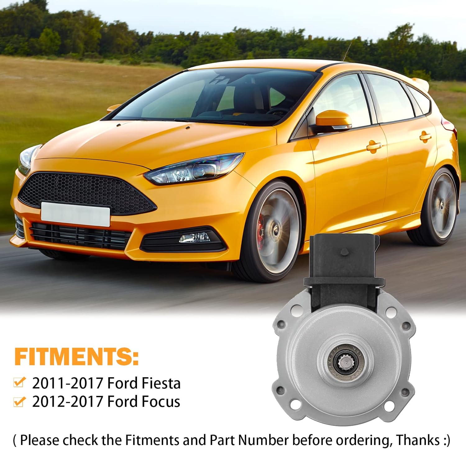 2PCS AE8Z-7C604-A Automatic Transmission Clutch Actuator A and B for 2012-2017 Ford Focus SE SEL, 11 12 13 14 15 16 17 Ford Fiesta Trans Clutch Actuator Replaces Ford AE8Z7C604A, AE8Z7C604 - Image 5