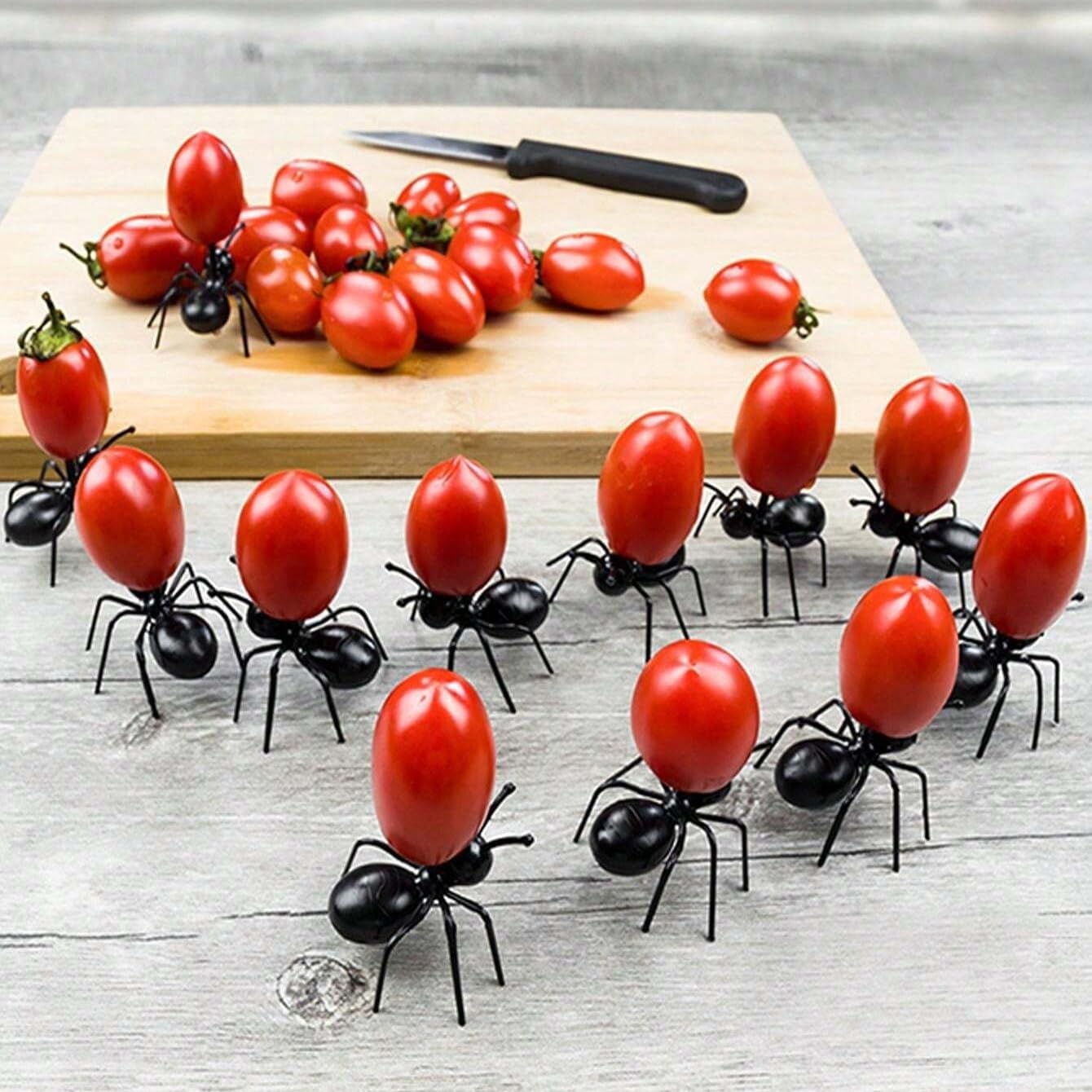 36pcs Party Ants & orking Ants Series Fruit Picks for Kids Lunch Bento Box, Party Fruit Platter, Bar Cocktail Decor (36 pcs) - Image 1
