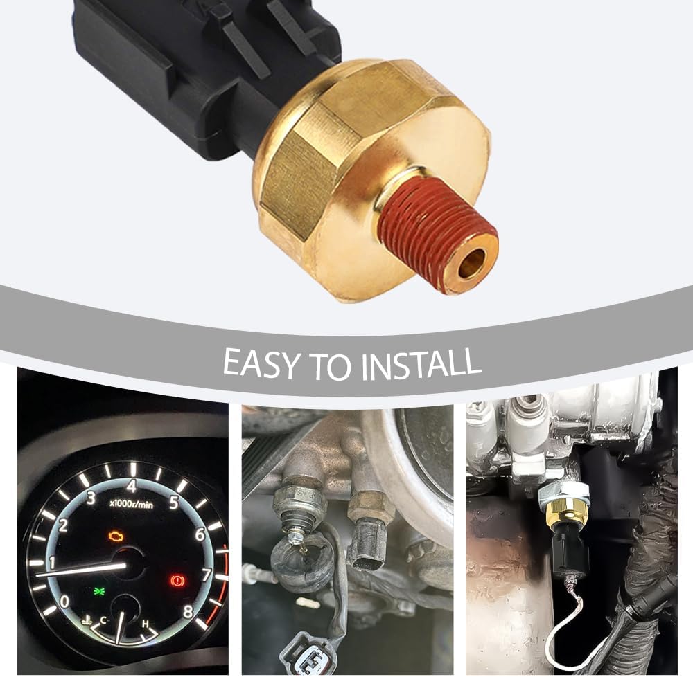 Engine Oil Pressure Sensor Switch, Oil Sending Unit, Engine Oil Pressure Sensor Sender Switch Compatible with Dodge, Jeep, Chrysler, Ram, Replace 5149064AA, 5149062AA, 56028807AB - Image 6
