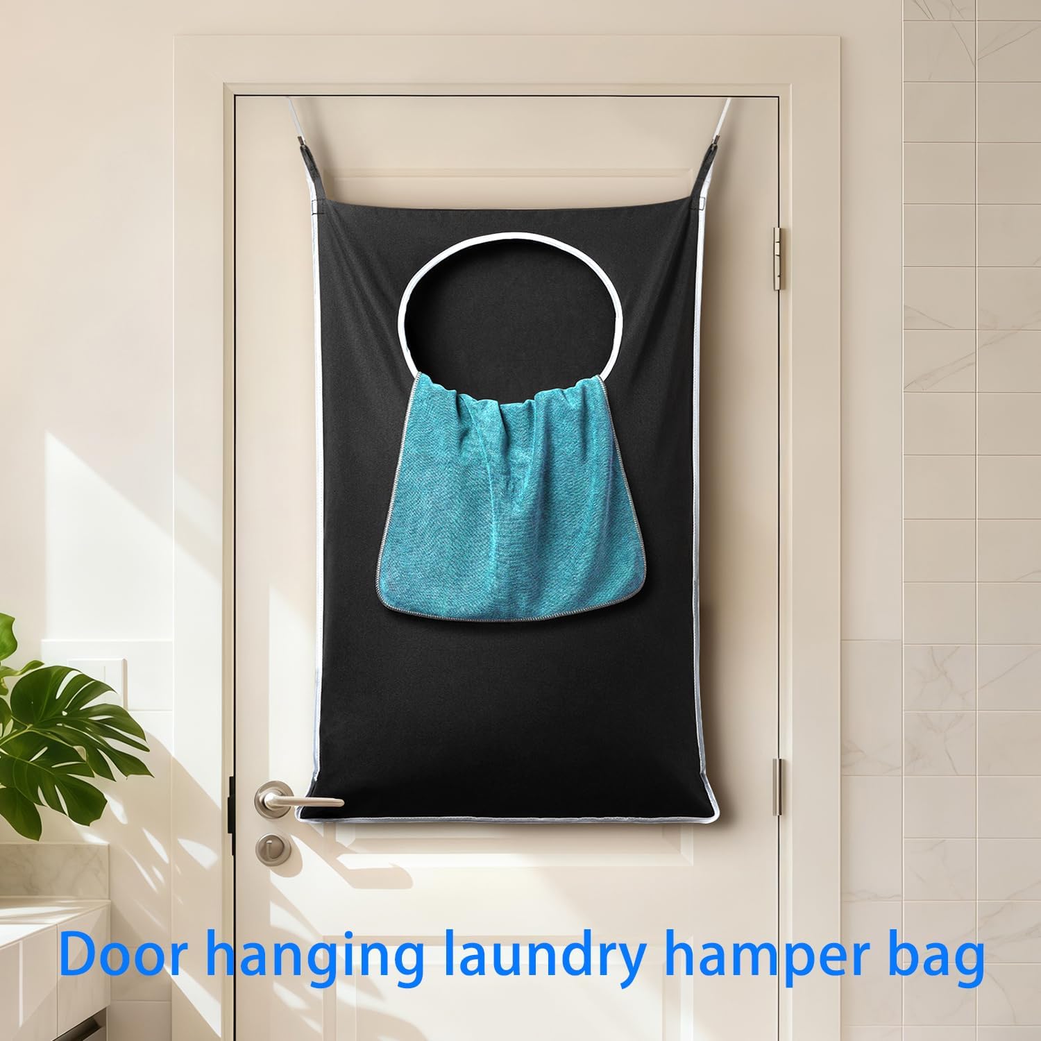 2 Pack XL Hanging Laundry Hamper, Extra Large Tear-Resistant Door Organizer with 2 Hook Types, Space-Saving Laundry Bag (36.5