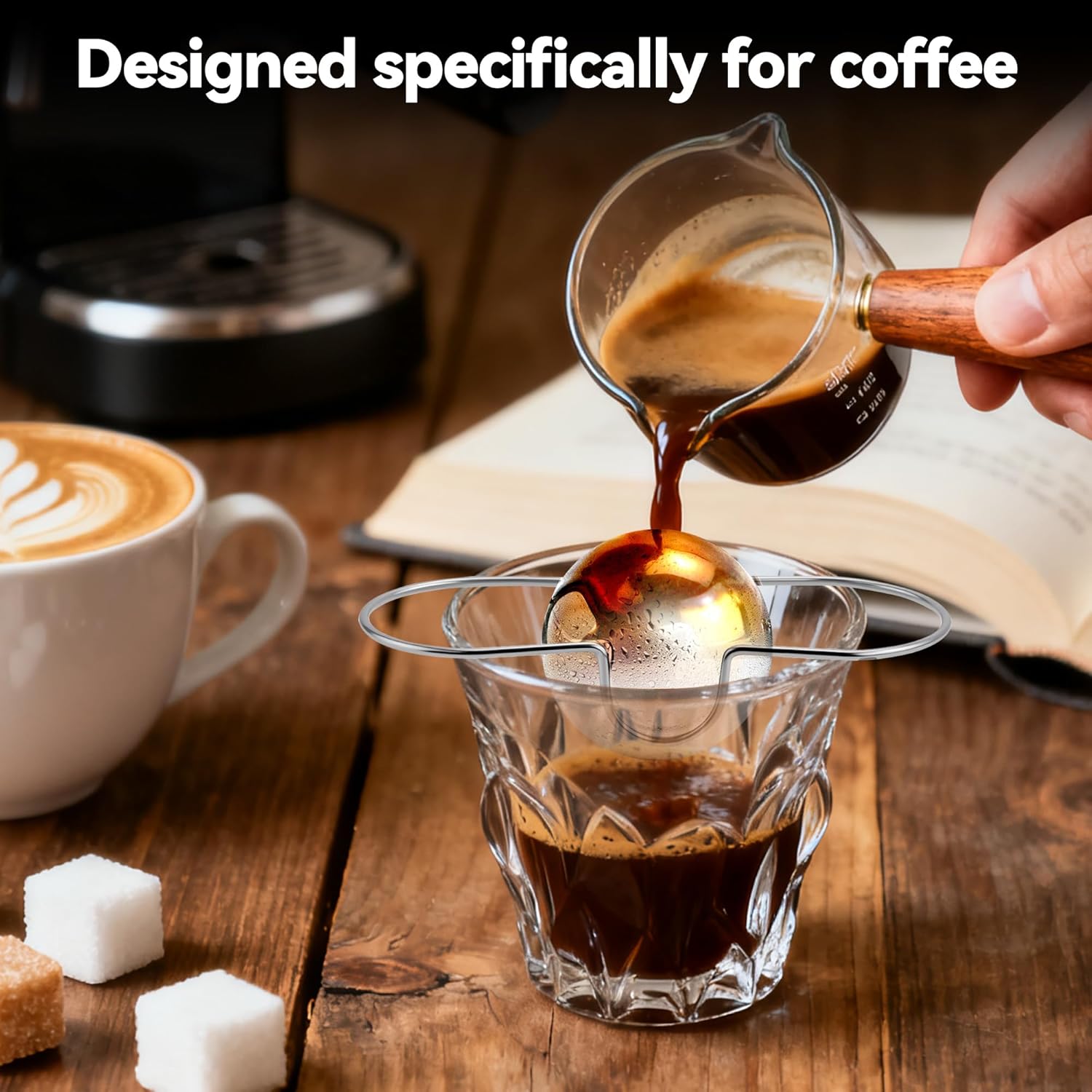 2 Pack Espresso Frozen Ball for Espresso Coffee, Stainless Steel Espresso Chilling Ball Espresso Cooler Espresso Machine Accessories - Image 4