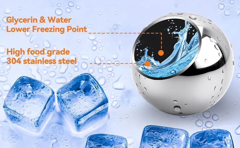 2 Pack Espresso Frozen Ball for Espresso Coffee, Stainless Steel Espresso Chilling Ball Espresso Cooler Espresso Machine Accessories - Image 7