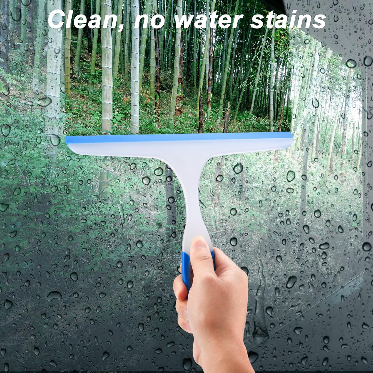 Shower Squeegee for Glass Doors, 3pcs Bathroom Squeegee for Shower Cleaner Squeegee, Window Cleaning Squeegee Glass Shower Door for Car Window Wiper Mirror Windshield - Image 5