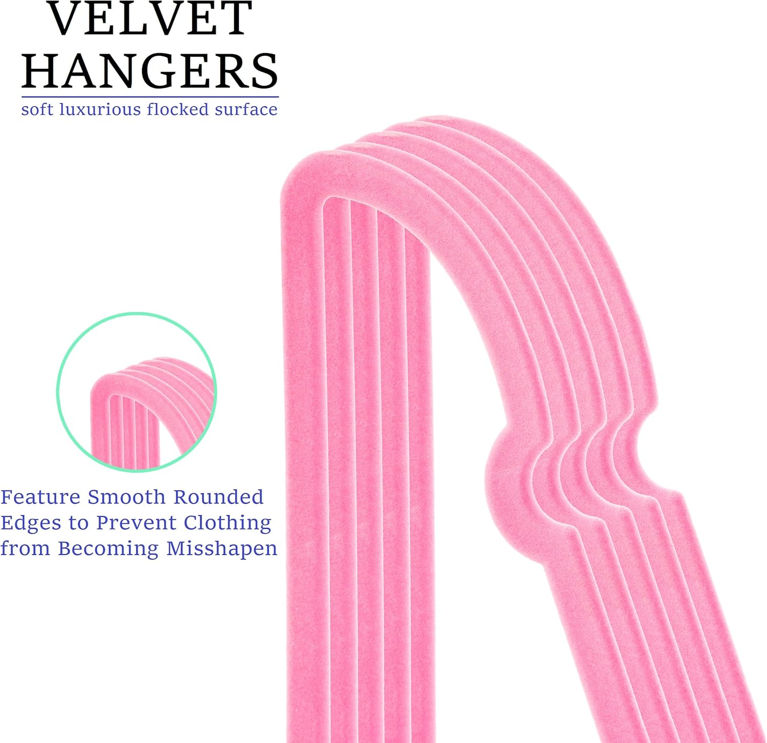 Velvet Hangers 20 Pack, 16