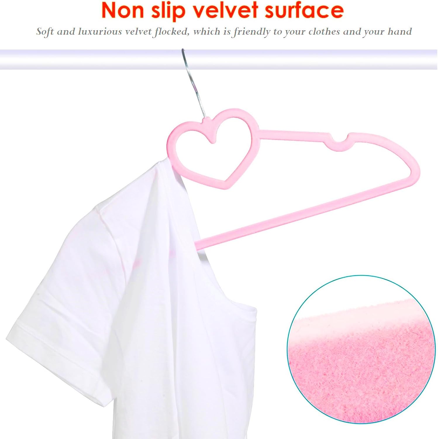 Velvet Hangers 20 Pack, 16