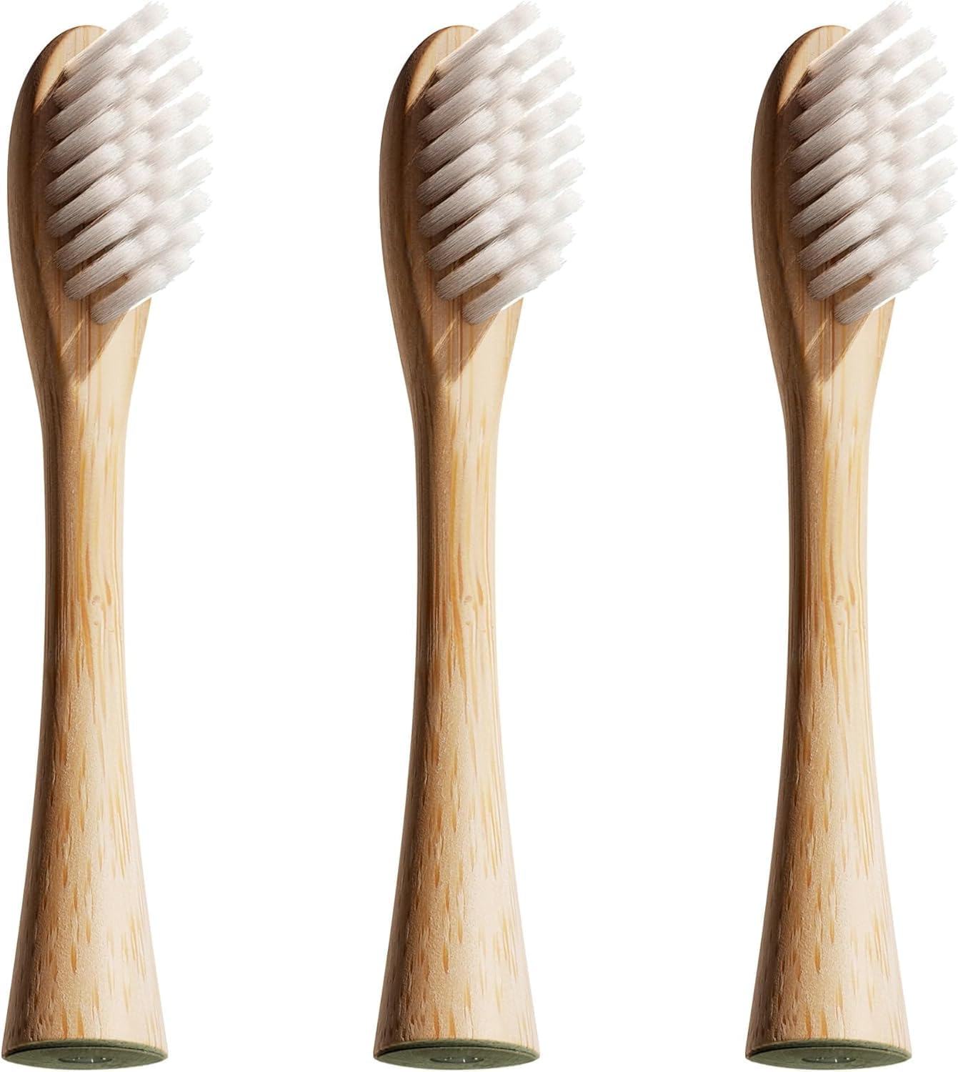 Bamboo Replacement Heads 3 Pack - Exclusive to  Sonic Electric Toothbrush - Soft Bristle Bamboo Heads - Made with Eco Loving Renewable Bamboo - Image 1