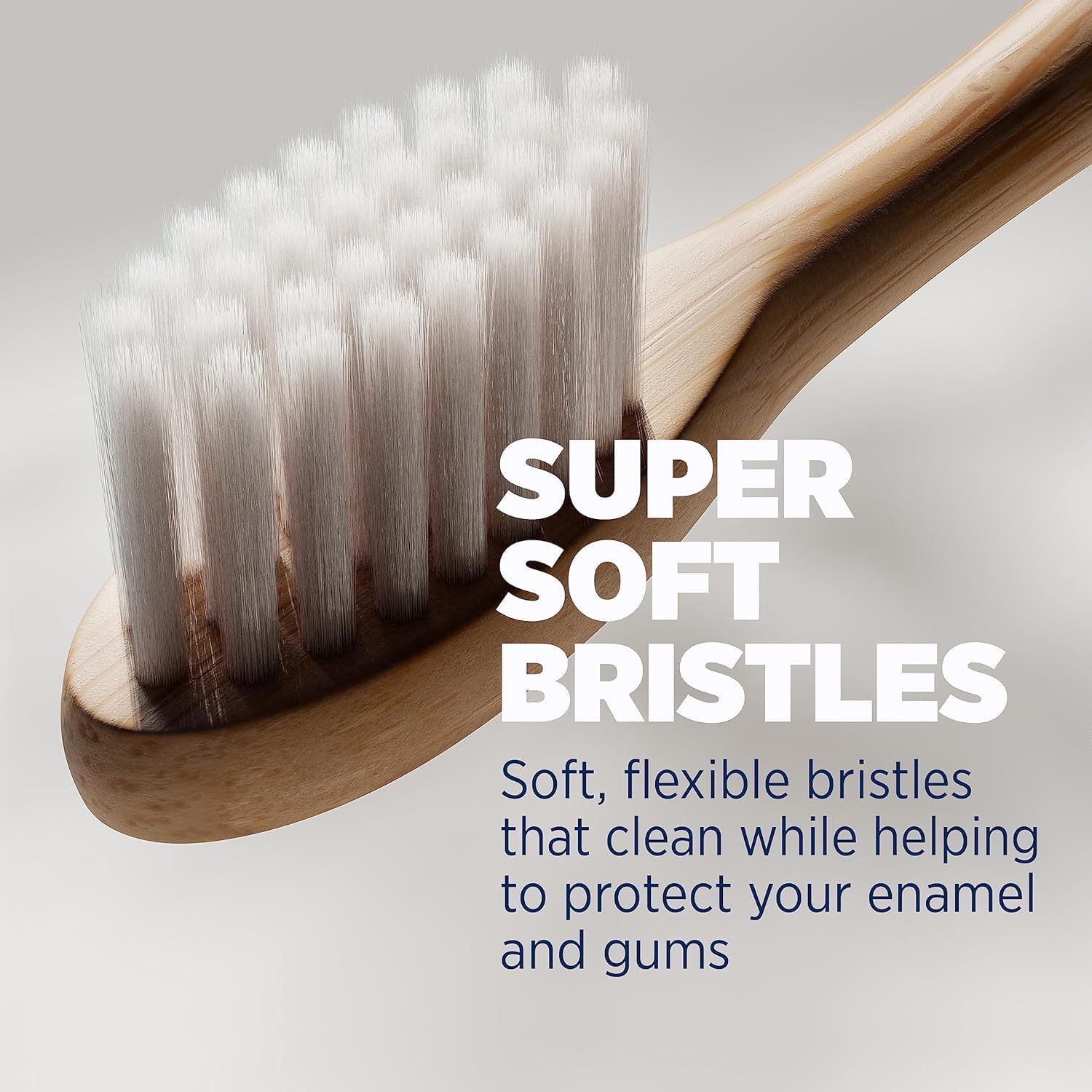 Bamboo Replacement Heads 3 Pack - Exclusive to  Sonic Electric Toothbrush - Soft Bristle Bamboo Heads - Made with Eco Loving Renewable Bamboo - Image 4
