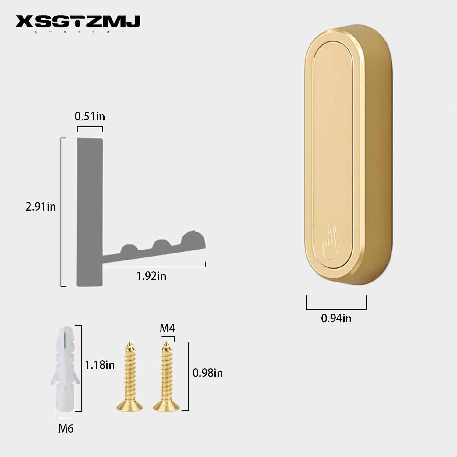 4PCS Folding Coat Hooks, Heavy Duty Wall Hooks Made of Zinc Alloy, Foldable Gold Wall Hooks for Hanging Coats, Scarves, Hats, Bathrobes, Keys, Bags (Gold) - Image 7