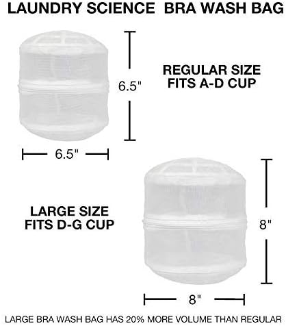 Premium Bra Wash Bag – Set of 3 Mesh Lingerie Laundry Bags for Delicates – Protects Bras, Underwear & Intimates in Washing Machine – Durable Zipper Closure – Regular Size - Image 4