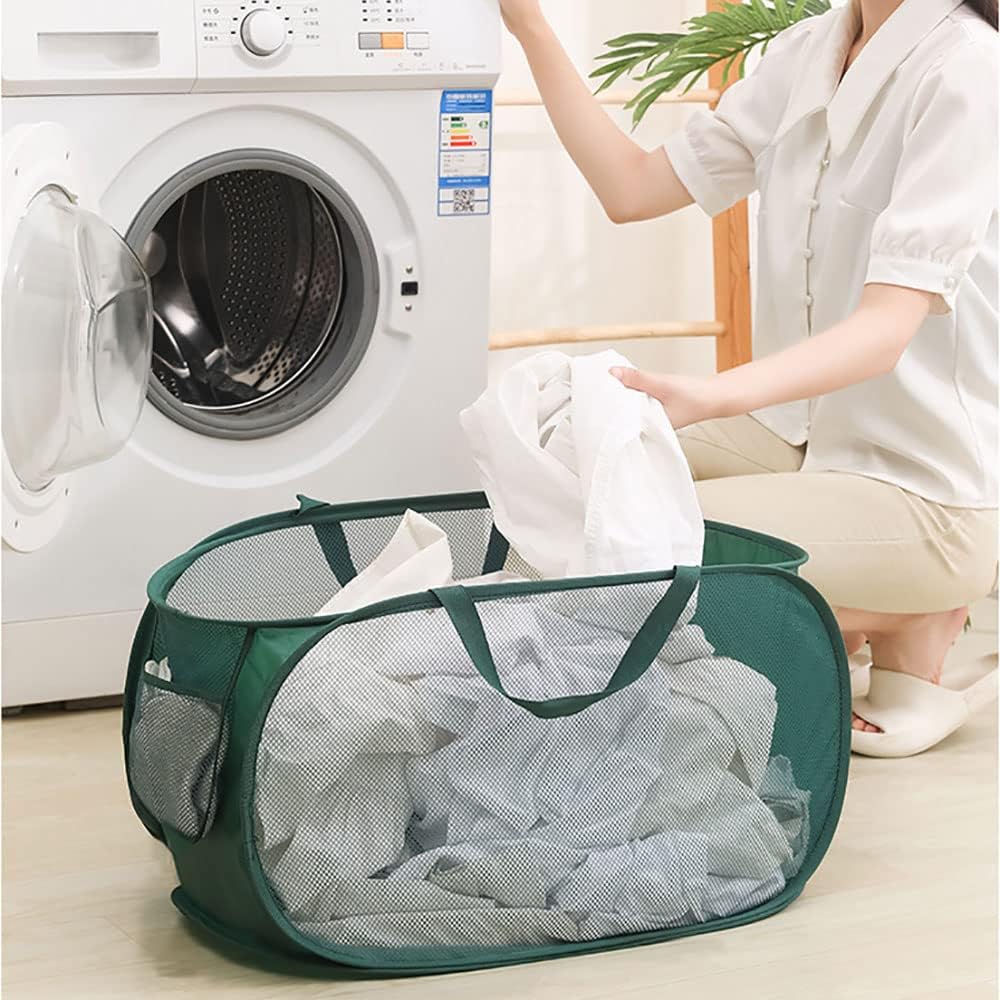 4 Pcs Collapsible Laundry Baskets, Opening Laundry Hamper, Foldable Laundry Basket, Dirty Clothes Basket for Clothes & Home Organization - Image 7