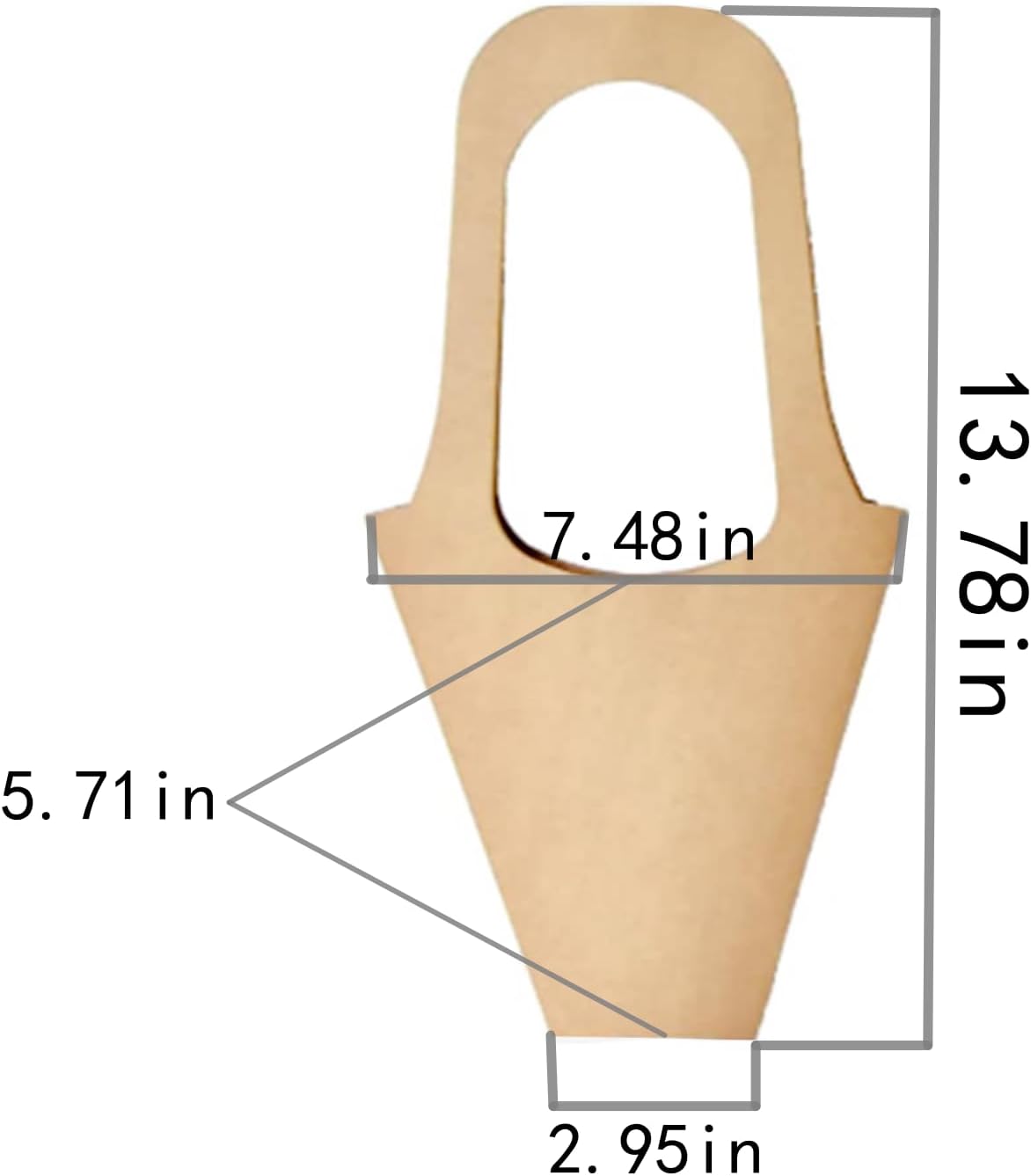 30 Pcs Kraft Paper Flower Wrapping Paper Gift Bags with Handle - Bouquet Gift Bags for Thanksgiving, Birthday, Wedding & Party Favors - Image 2